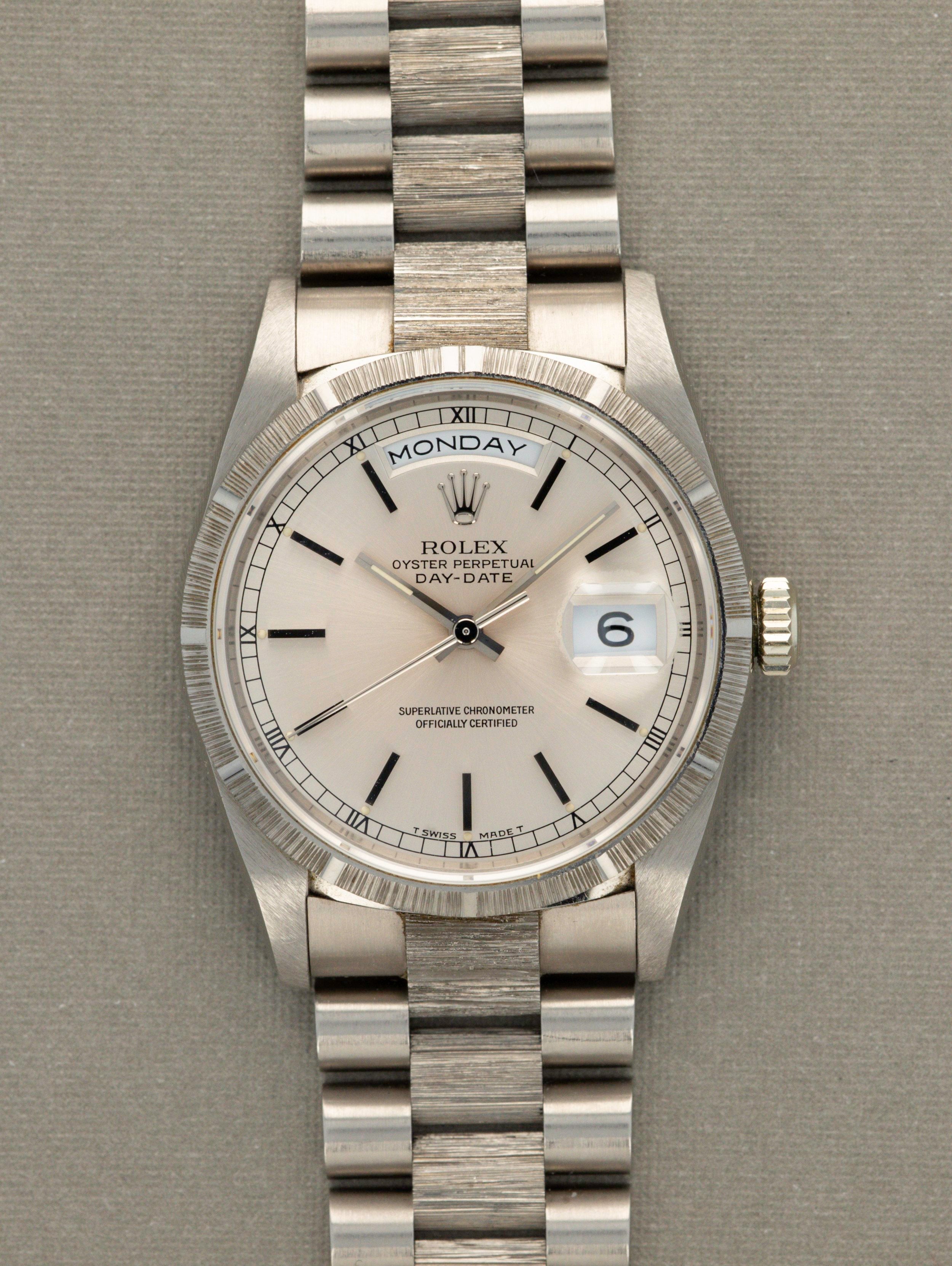 Rolex Day-Date Ref. 18249 - Bark Finish with Papers