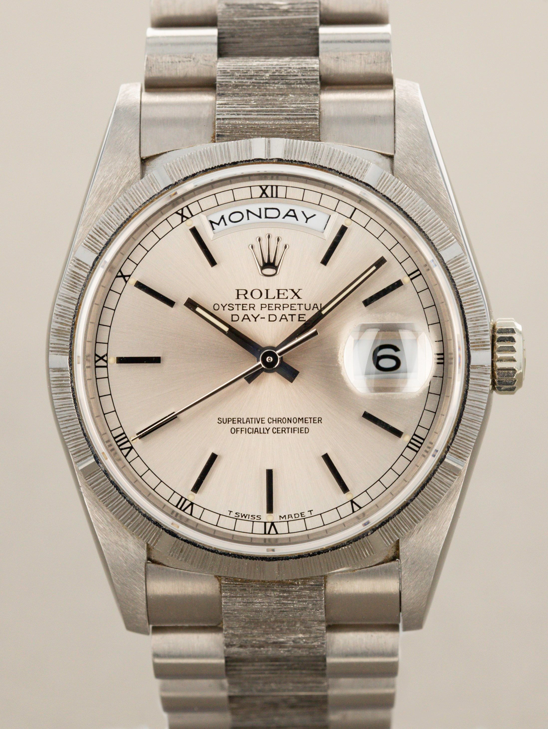 Rolex Day-Date Ref. 18249 - Bark Finish with Papers