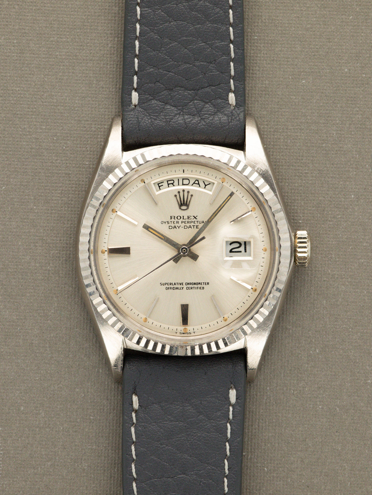 Rolex Day-Date Ref. 1803/9 - Sunburst Silver 'Door Stop' Dial