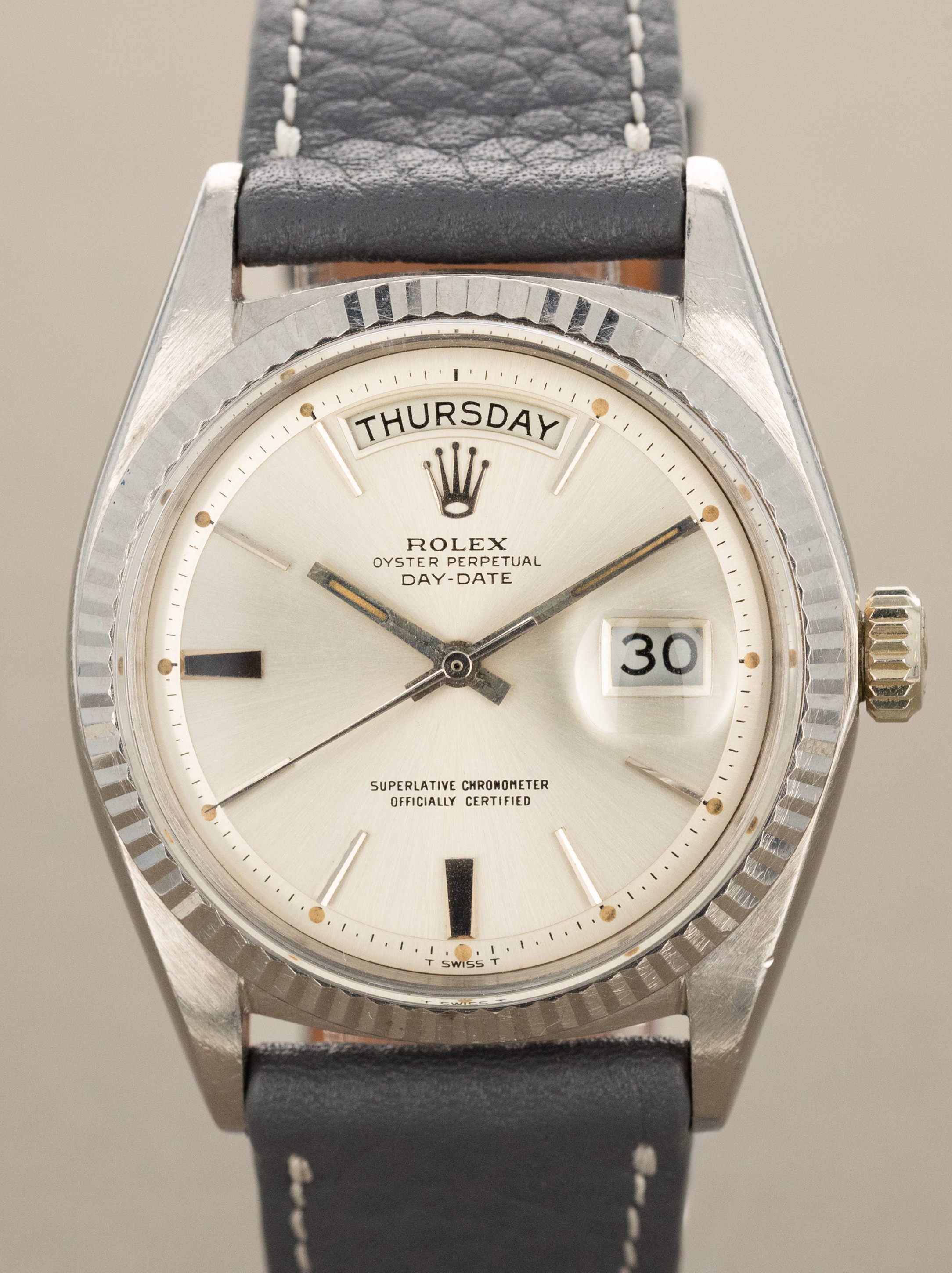 Rolex Day-Date Ref. 1803/9 - Sunburst Silver 'Door Stop' Dial