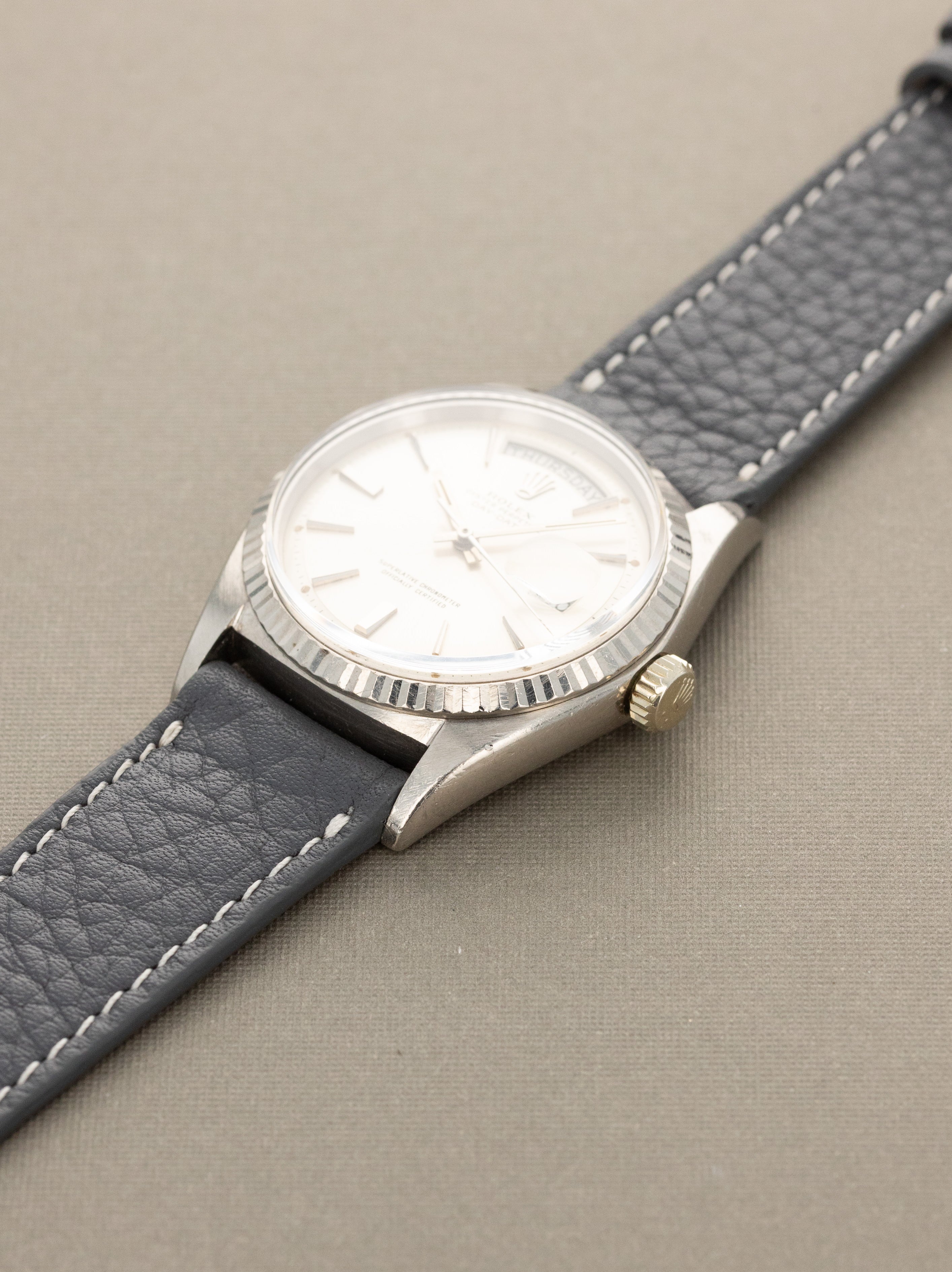 Rolex Day-Date Ref. 1803/9 - Sunburst Silver 'Door Stop' Dial