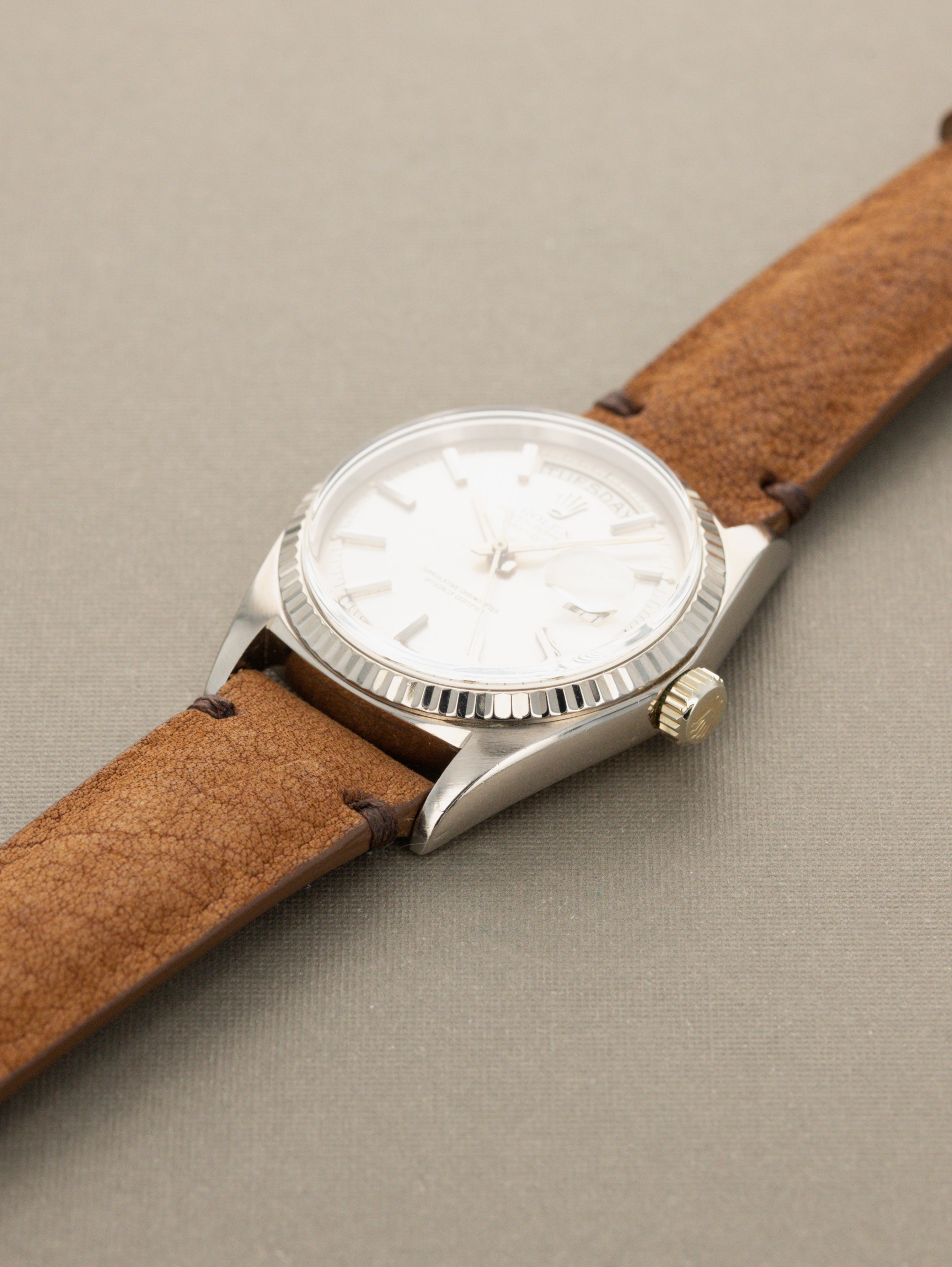 Rolex Day-Date Ref. 1803/9 - Sunburst Silver 'Swiss Only' Dial