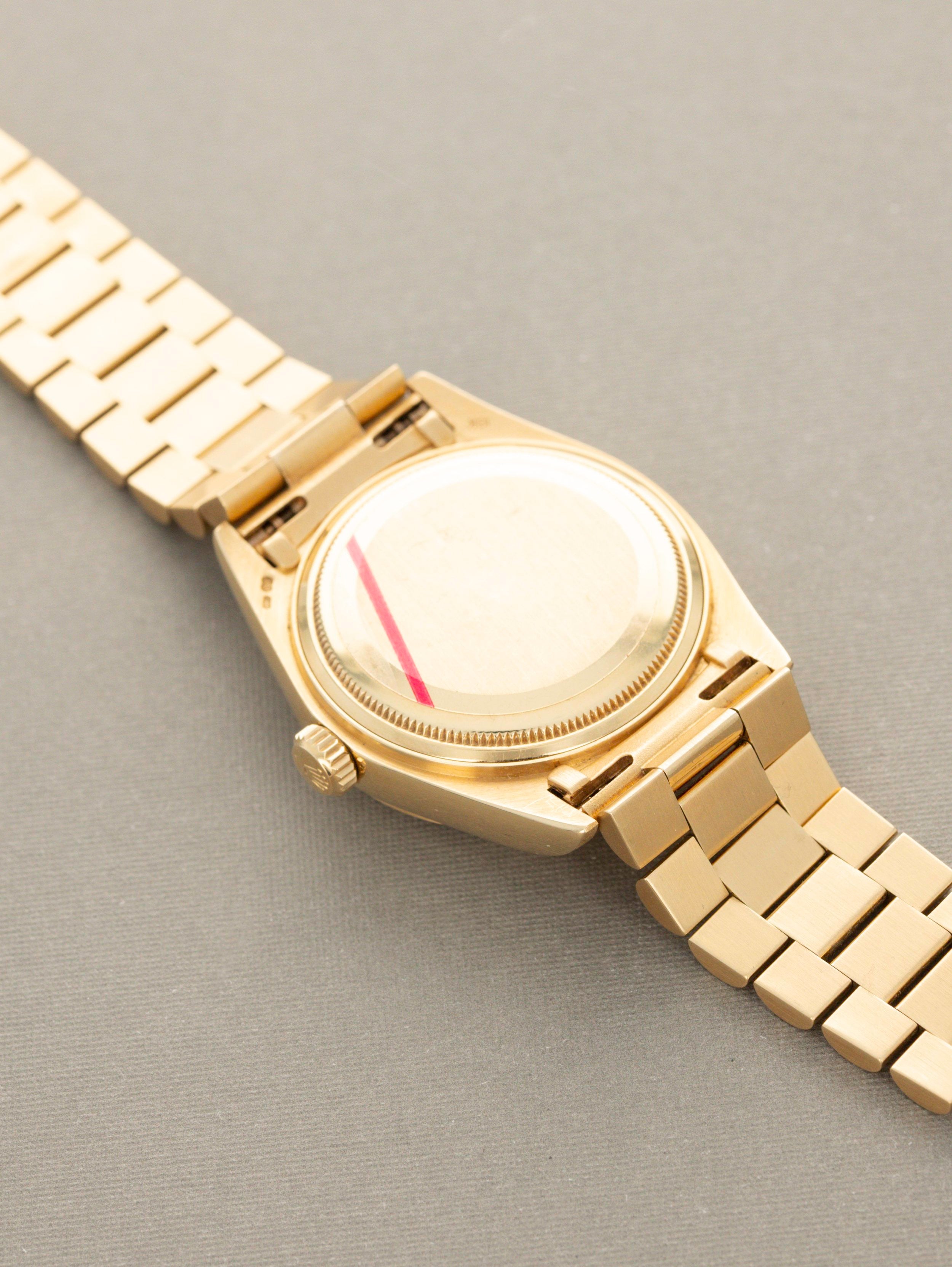 Rolex Day-Date Ref. 18038 - Wood Dial with RSC card