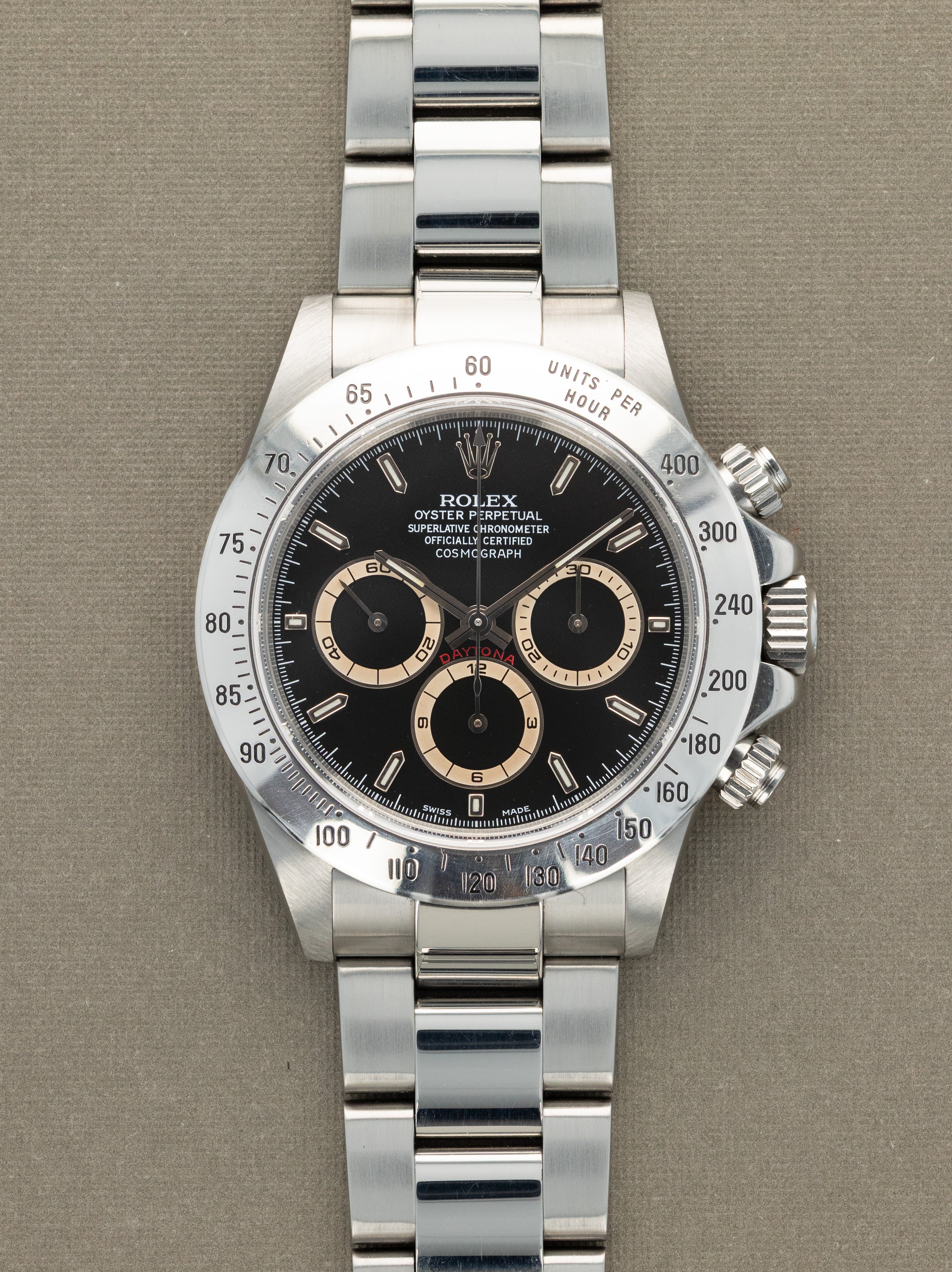 Rolex Daytona Ref. 16520 'Zenith' - Black Dial W/ Rolex Service Card