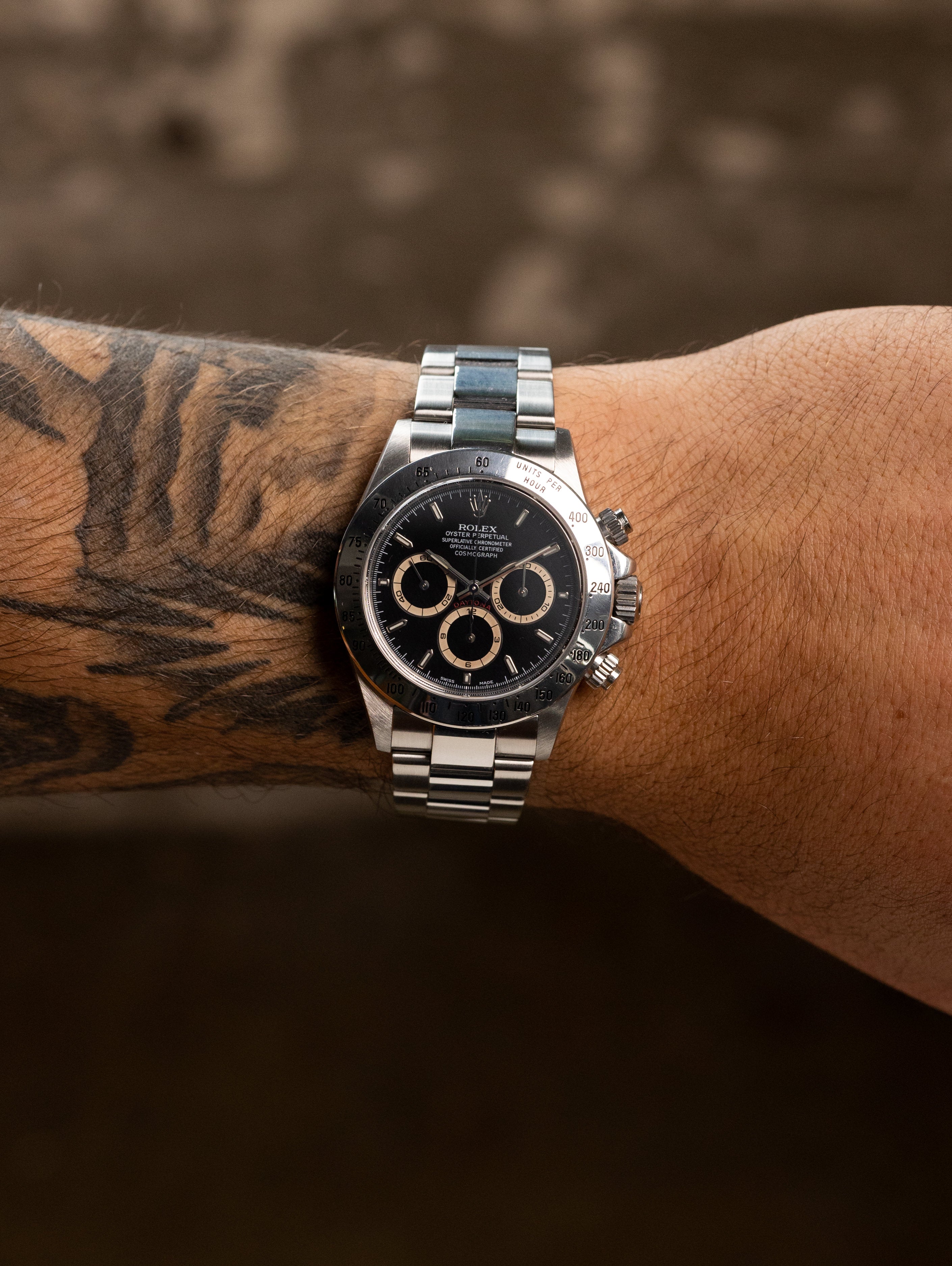 Rolex Daytona Ref. 16520 'Zenith' - Black Dial W/ Rolex Service Card