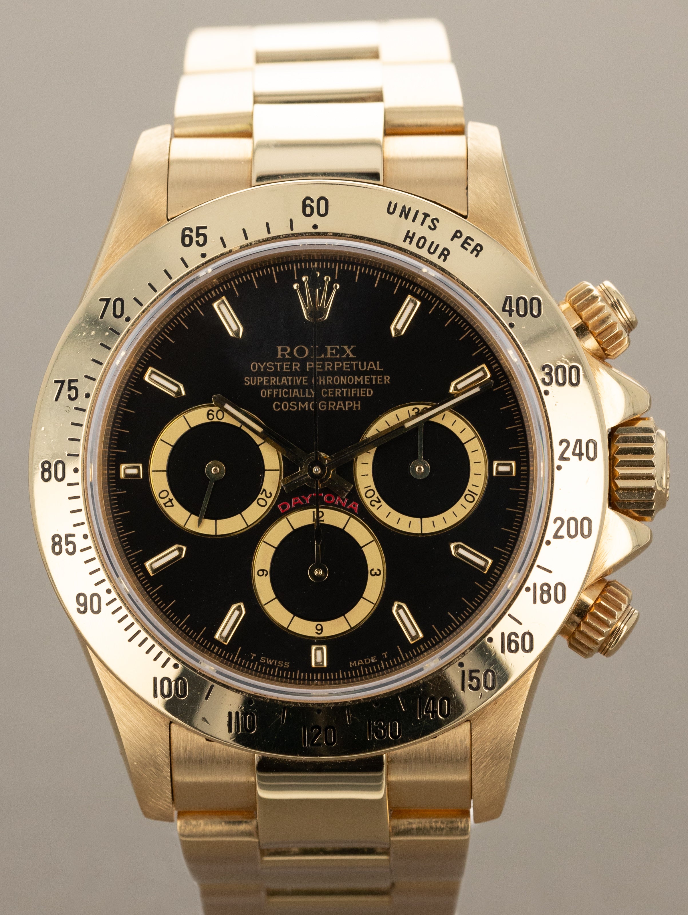 Rolex Daytona Ref. 16528 'Zenith' - Black 'Inverted 6' Dial