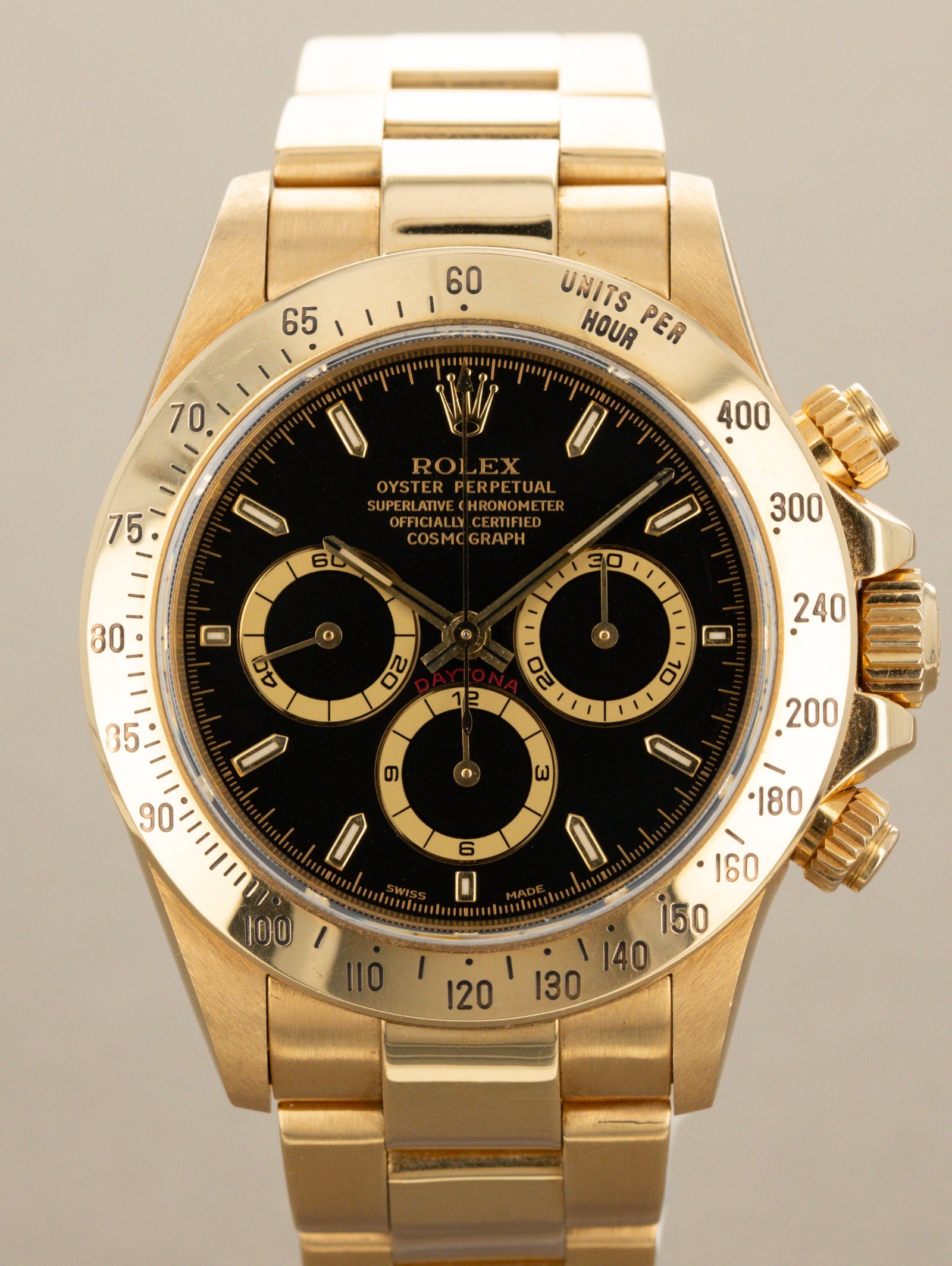 Rolex Daytona Ref. 16528 'Zenith' - Black Dial W/ Box & Papers