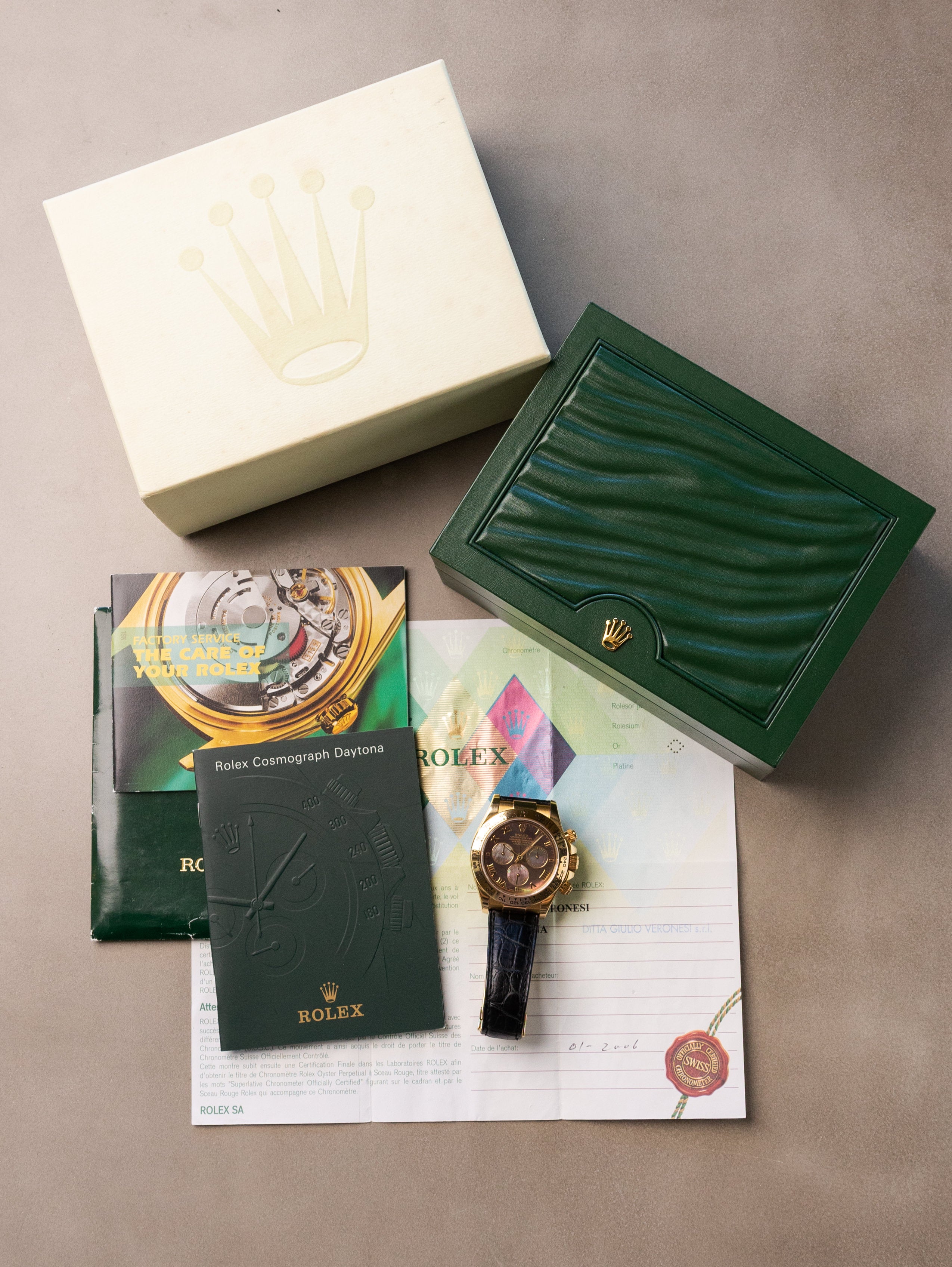Rolex Daytona Ref. 116518 - Tahitian 'Mother Of Pearl' Dial w/ Box & Papers