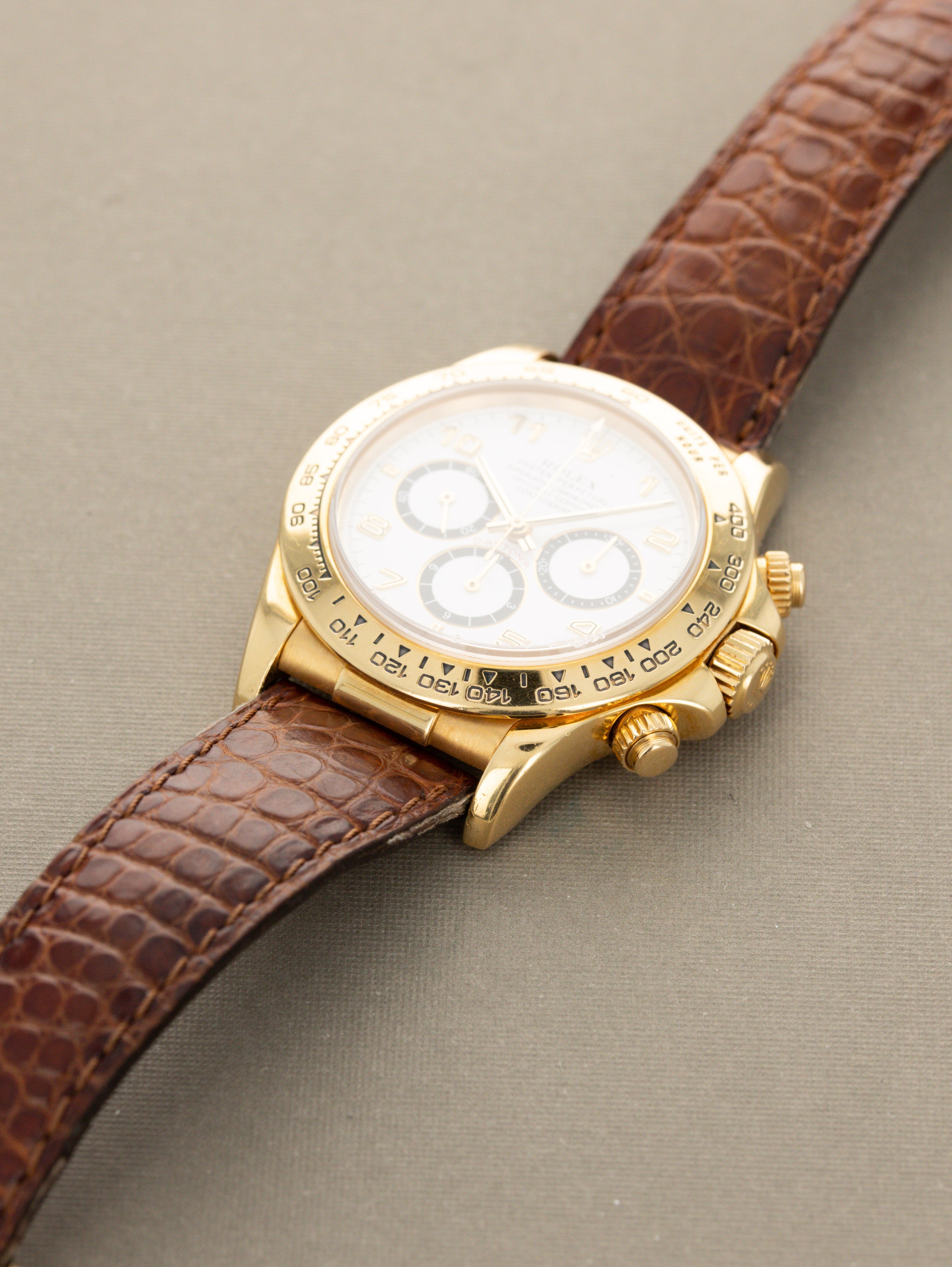 Rolex Daytona Ref. 16518 'Zenith' - White 'Inverted 6 Racing' Dial Box & Papers