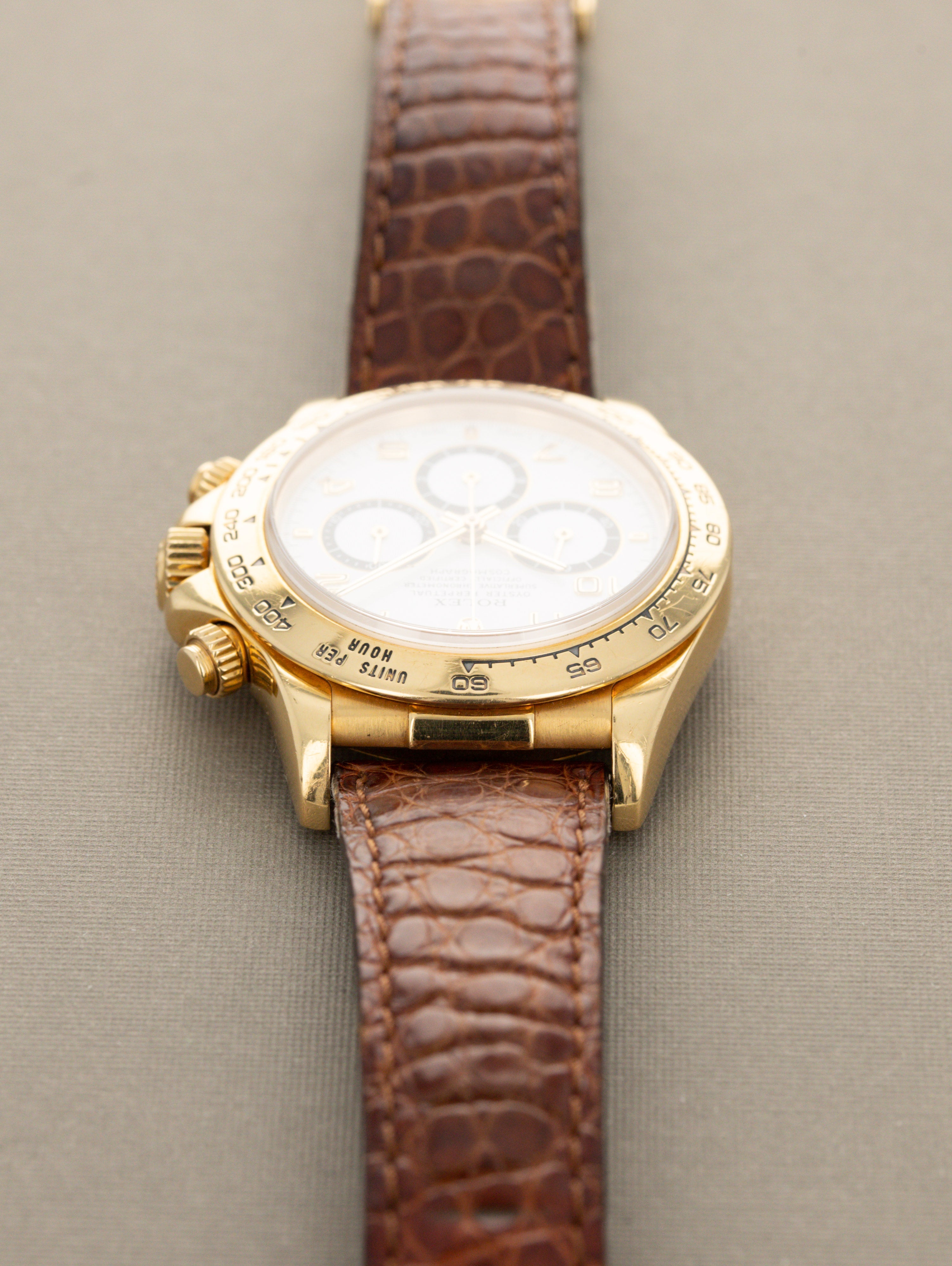 Rolex Daytona Ref. 16518 'Zenith' - White 'Inverted 6 Racing' Dial Box & Papers