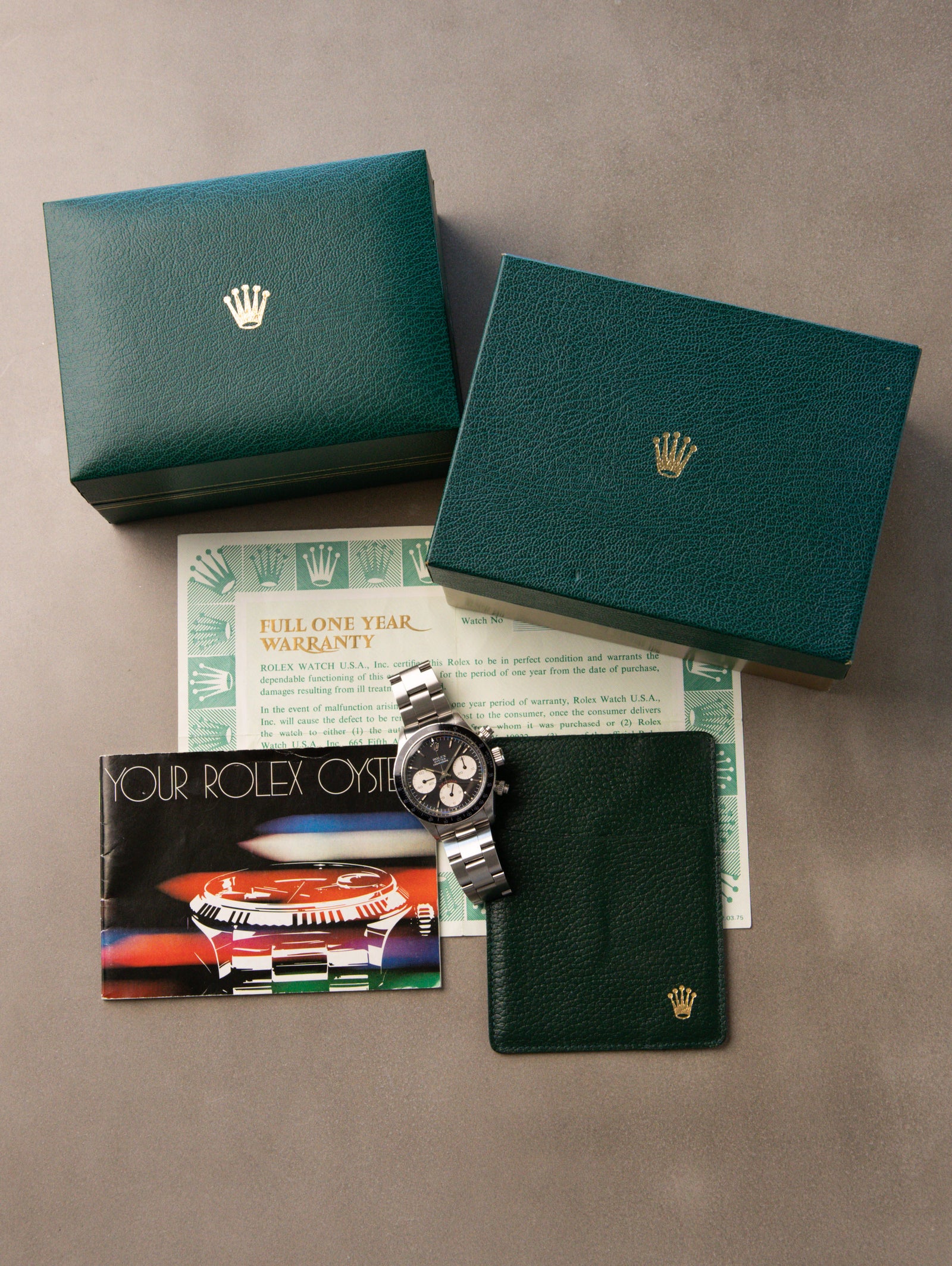 Rolex Daytona Ref. 6263 'Big Red' - Matte Black Dial W/ Box & Papers