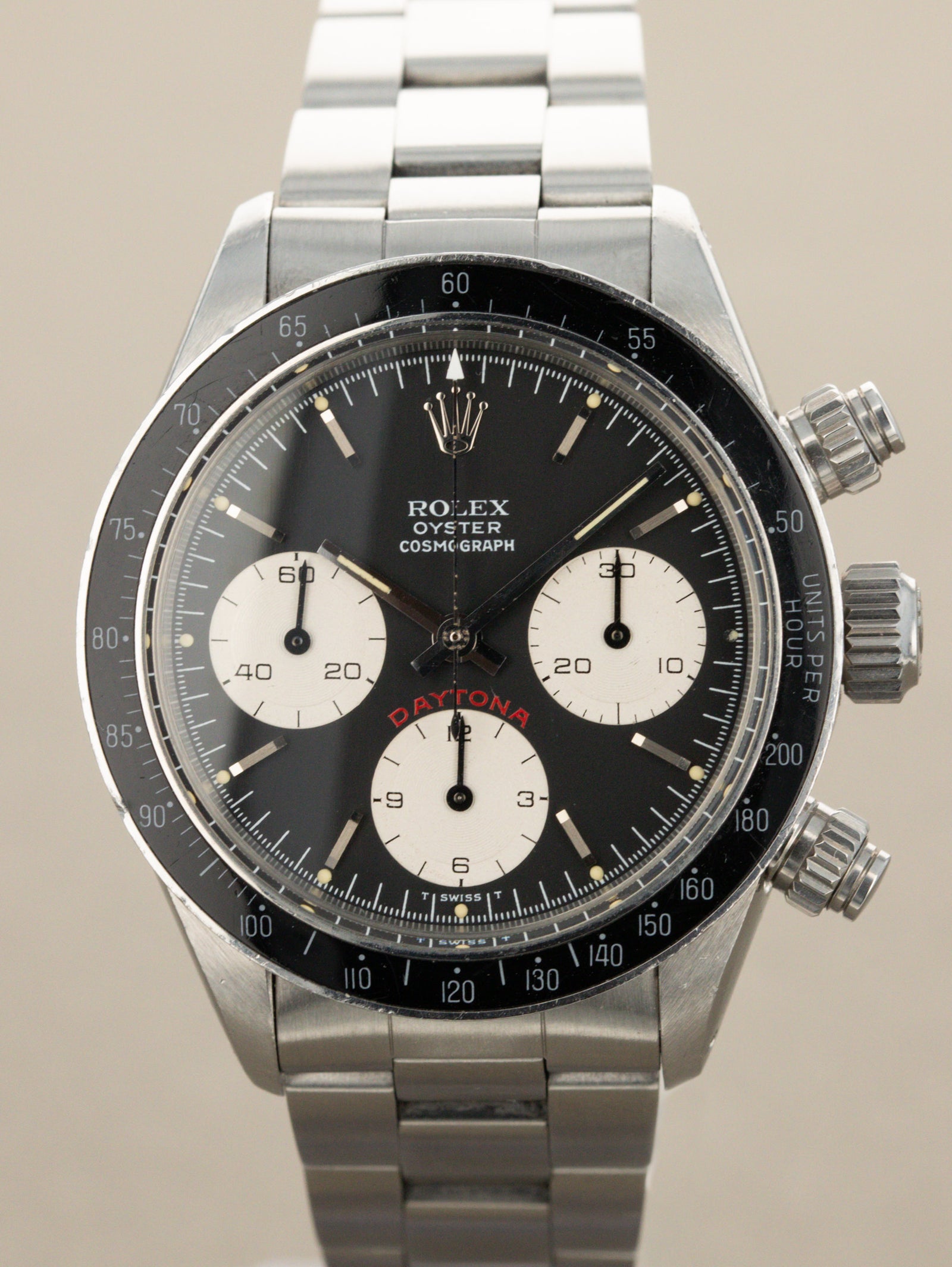 Rolex Daytona Ref. 6263 'Big Red' - Matte Black Dial W/ Box & Papers