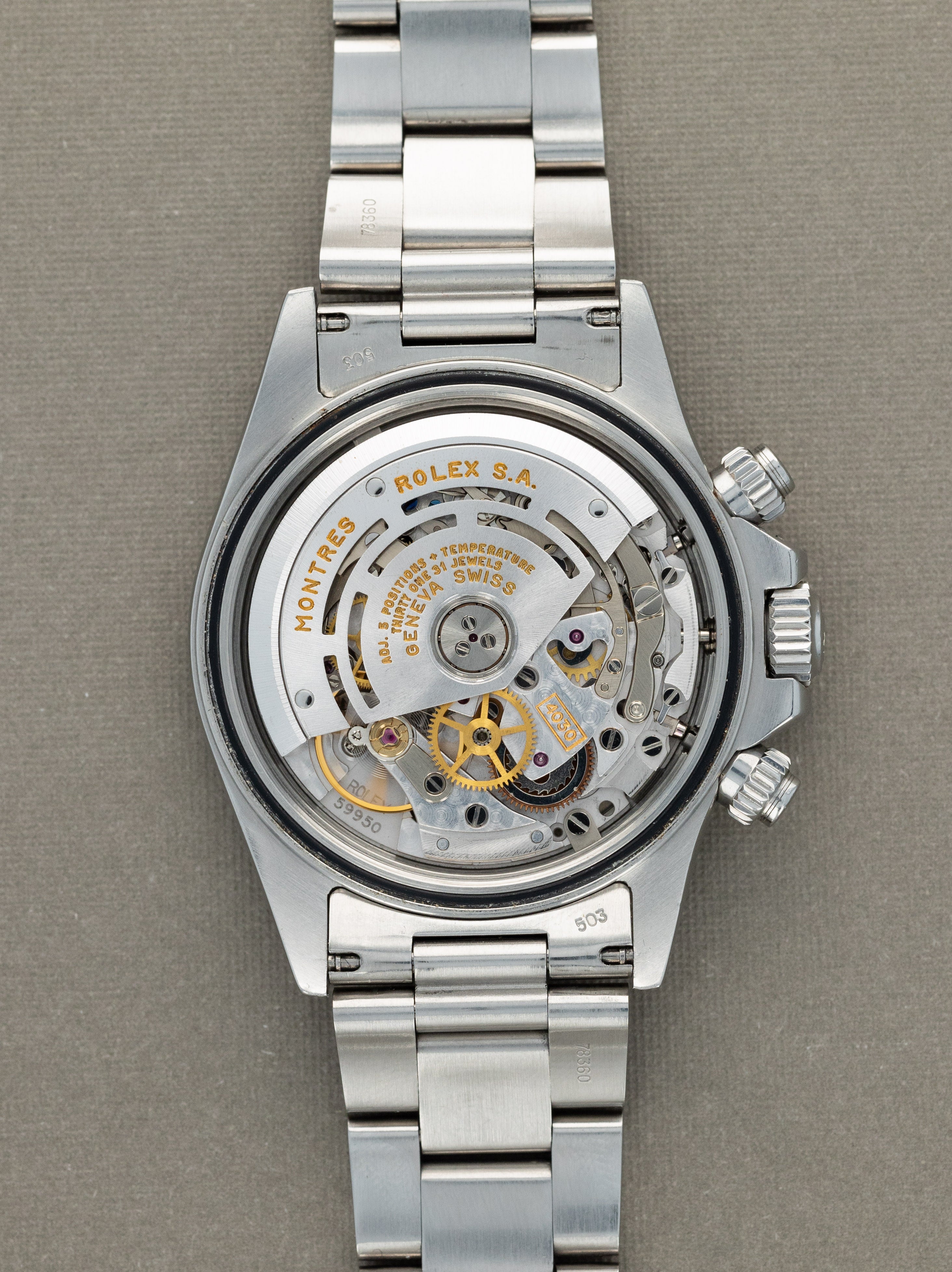 Rolex Daytona Ref. 16520 'Zenith' - White 'Inverted 6' Dial