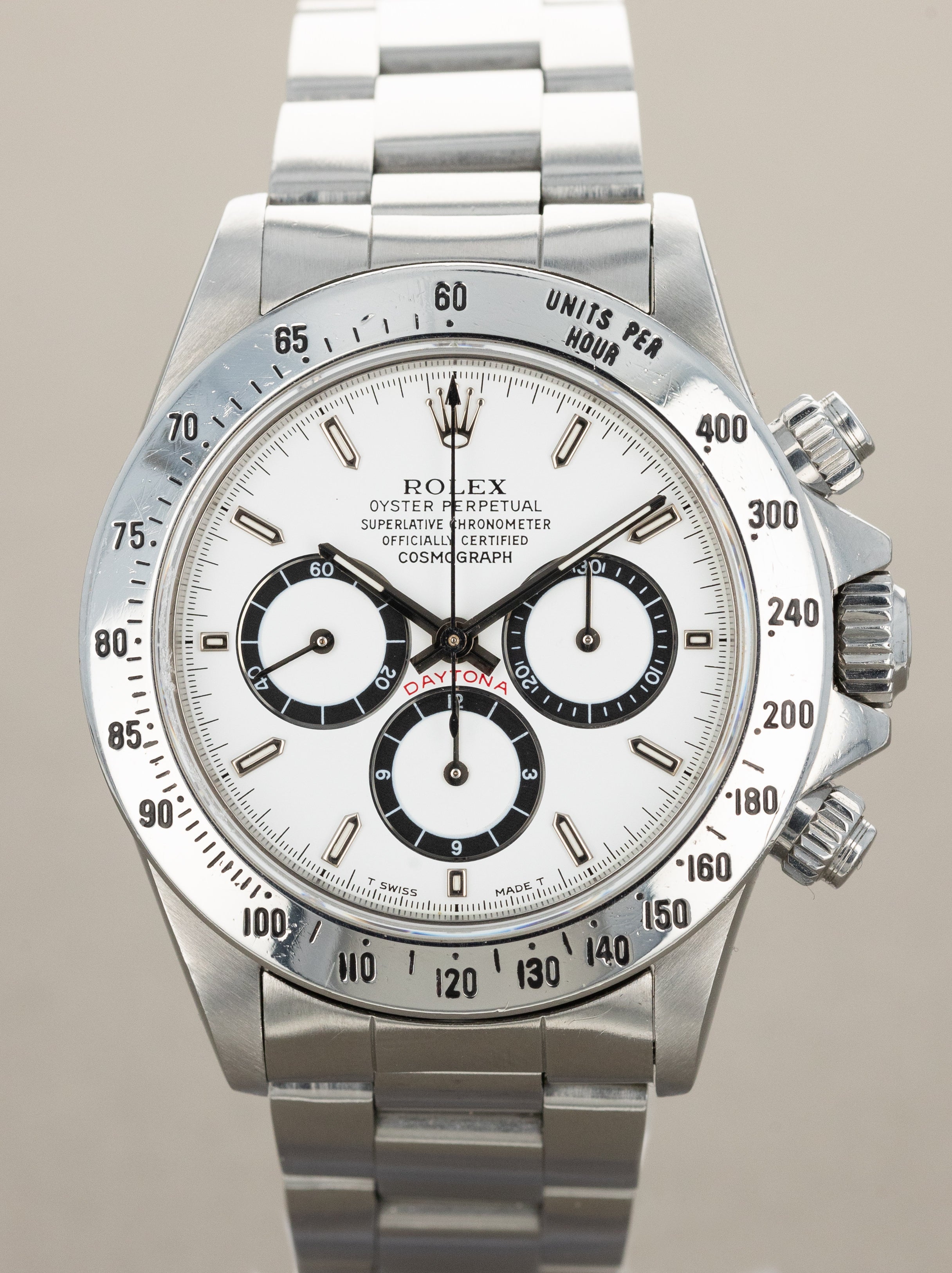 Rolex Daytona Ref. 16520 'Zenith' - White 'Inverted 6' Dial