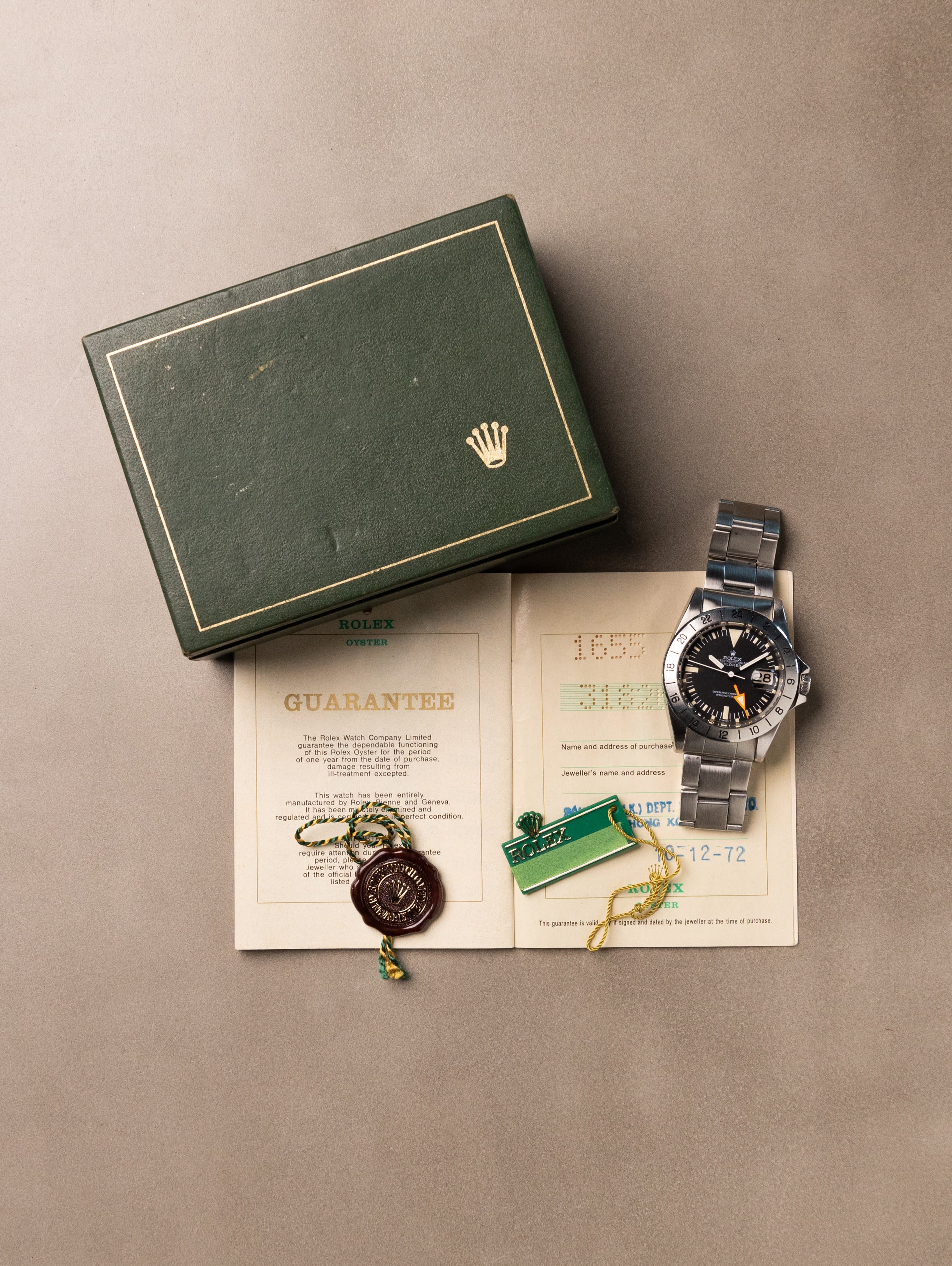 Rolex Explorer II Ref. 1655 - 'Straight Hand' W/ Box & Papers