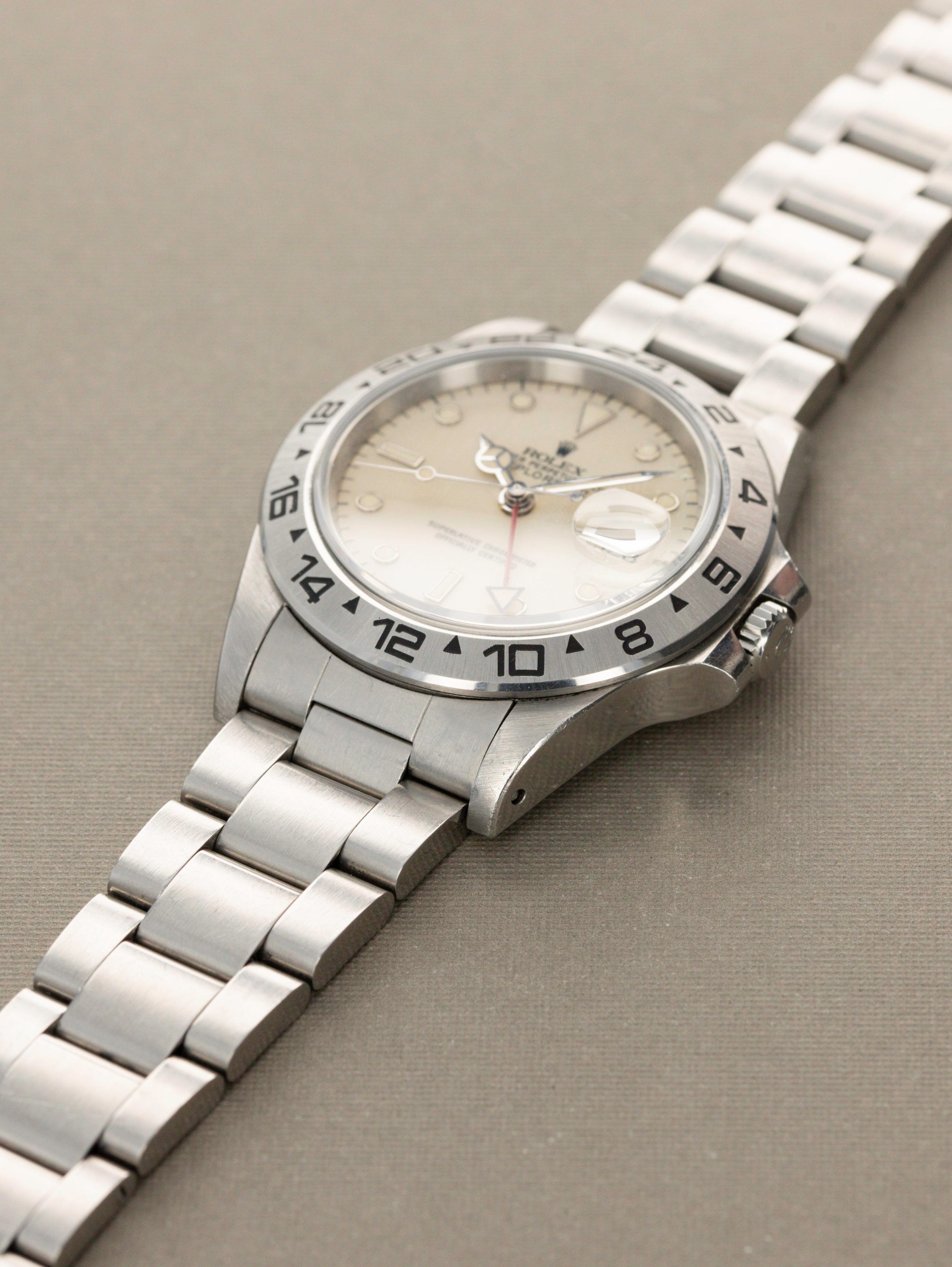 Rolex Explorer II Ref. 16550 - 'Cream Dial' Full Set