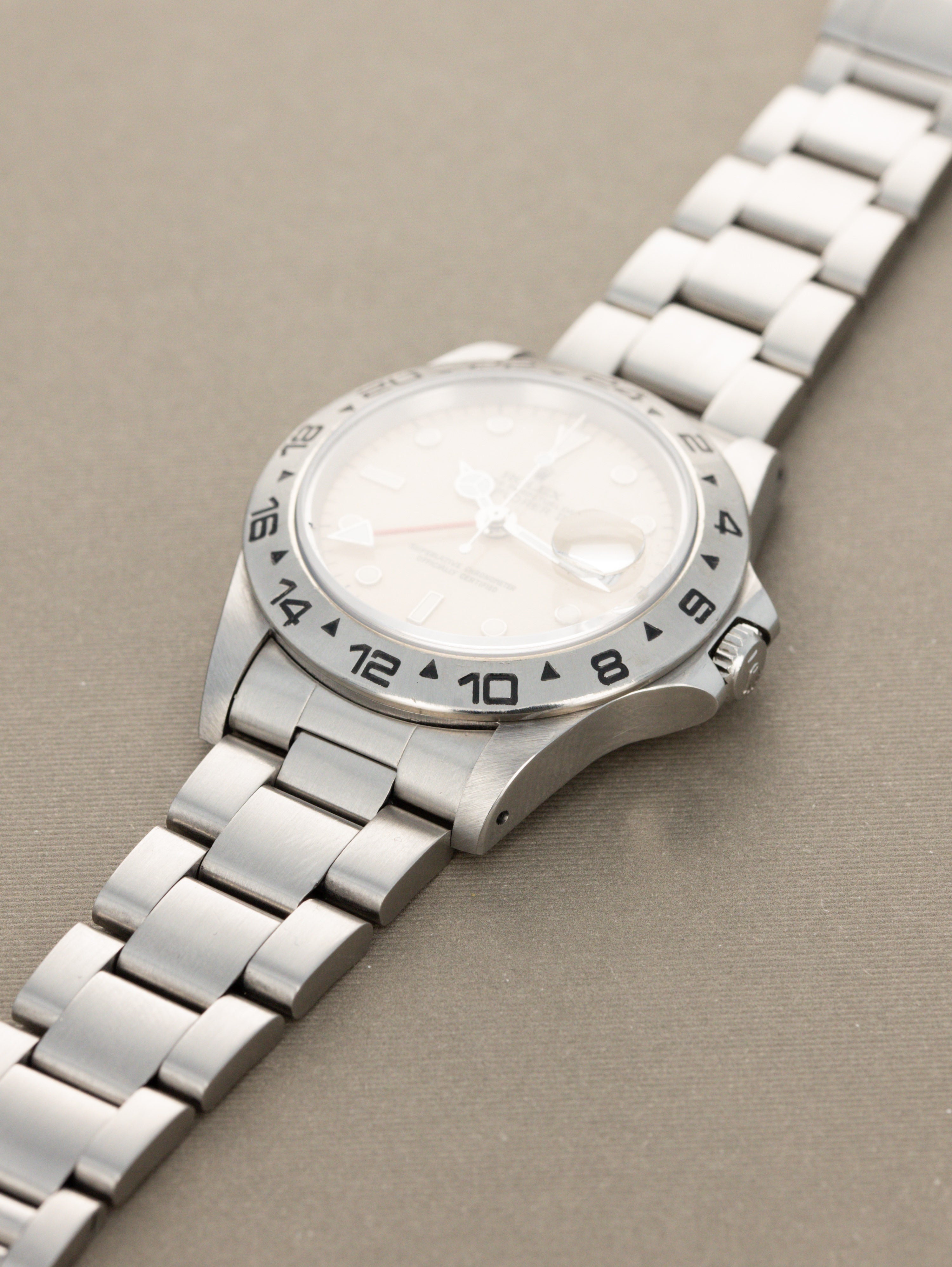 Rolex Explorer II Ref. 16550 - Cream 'Rail' Dial