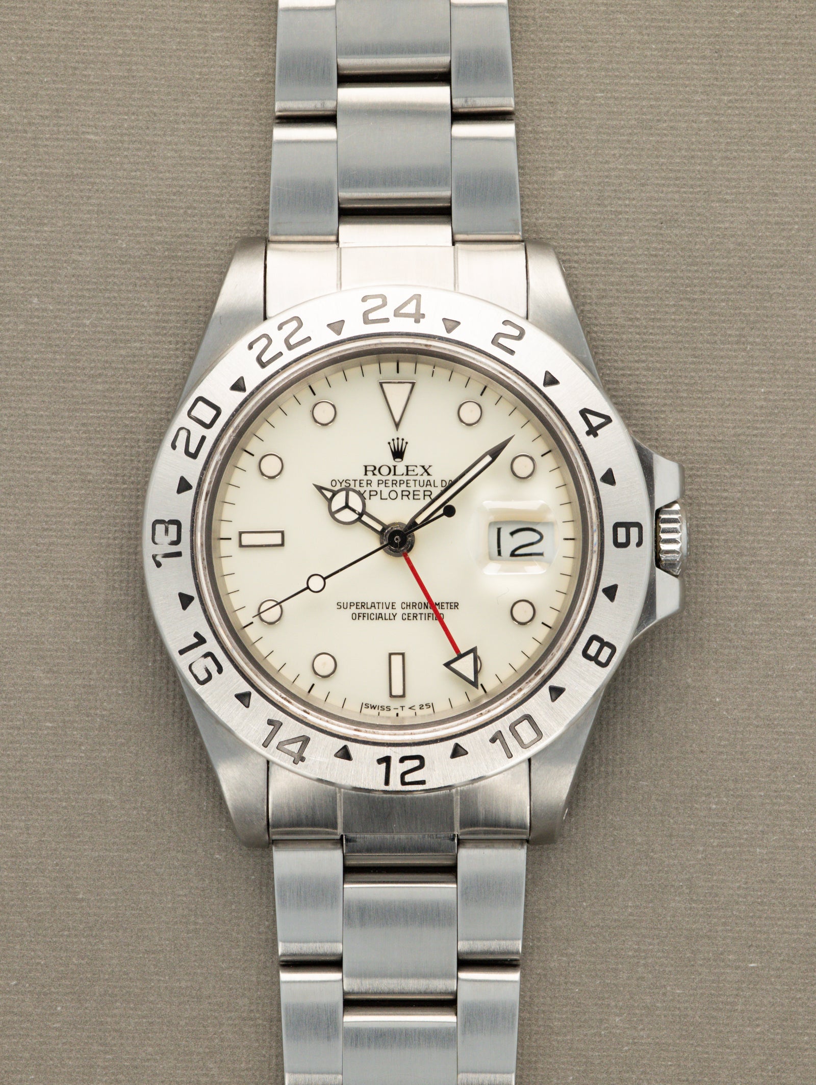 Rolex Explorer II Ref. 16550 - Cream 'Rail' Dial