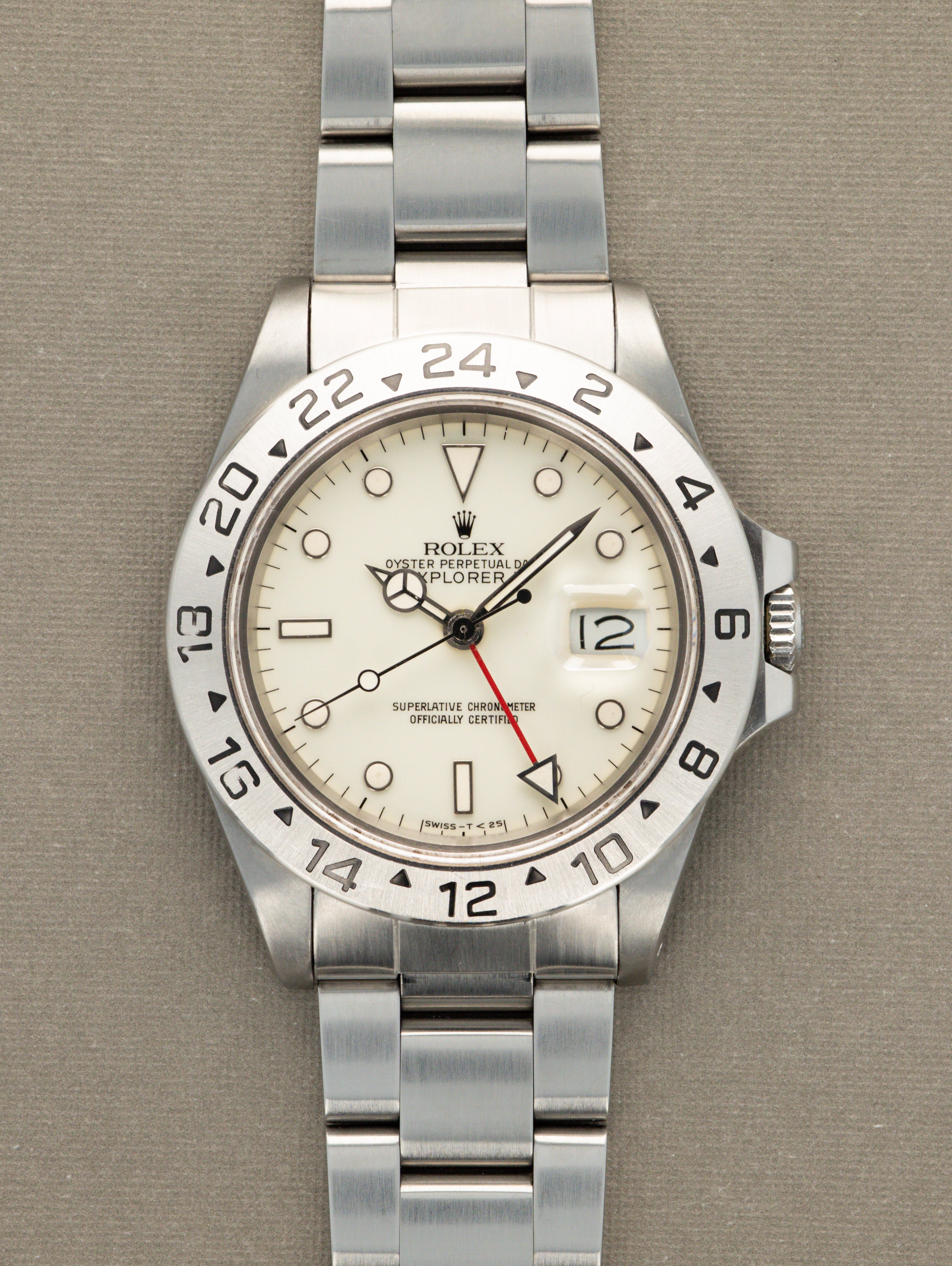 Rolex Explorer II Ref. 16550 - Cream 'Rail' Dial