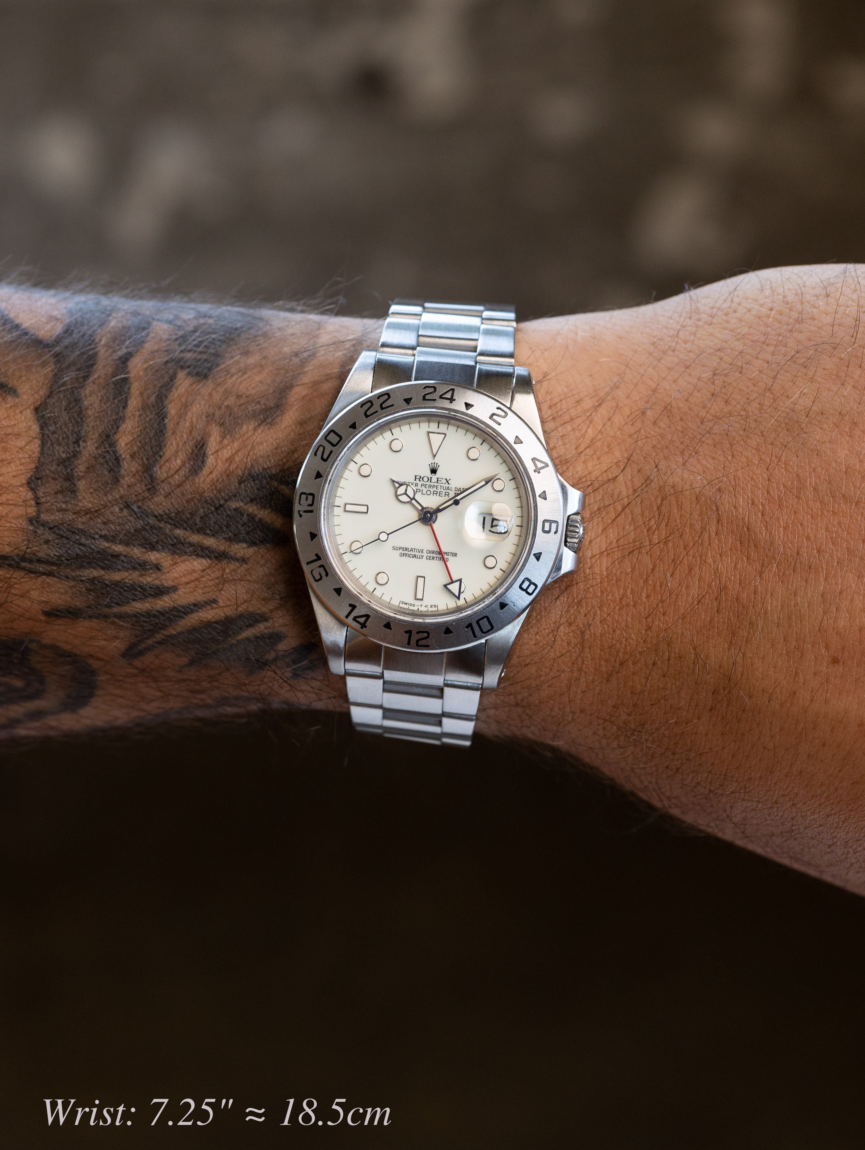 Rolex Explorer II Ref. 16550 - Cream 'Rail' Dial