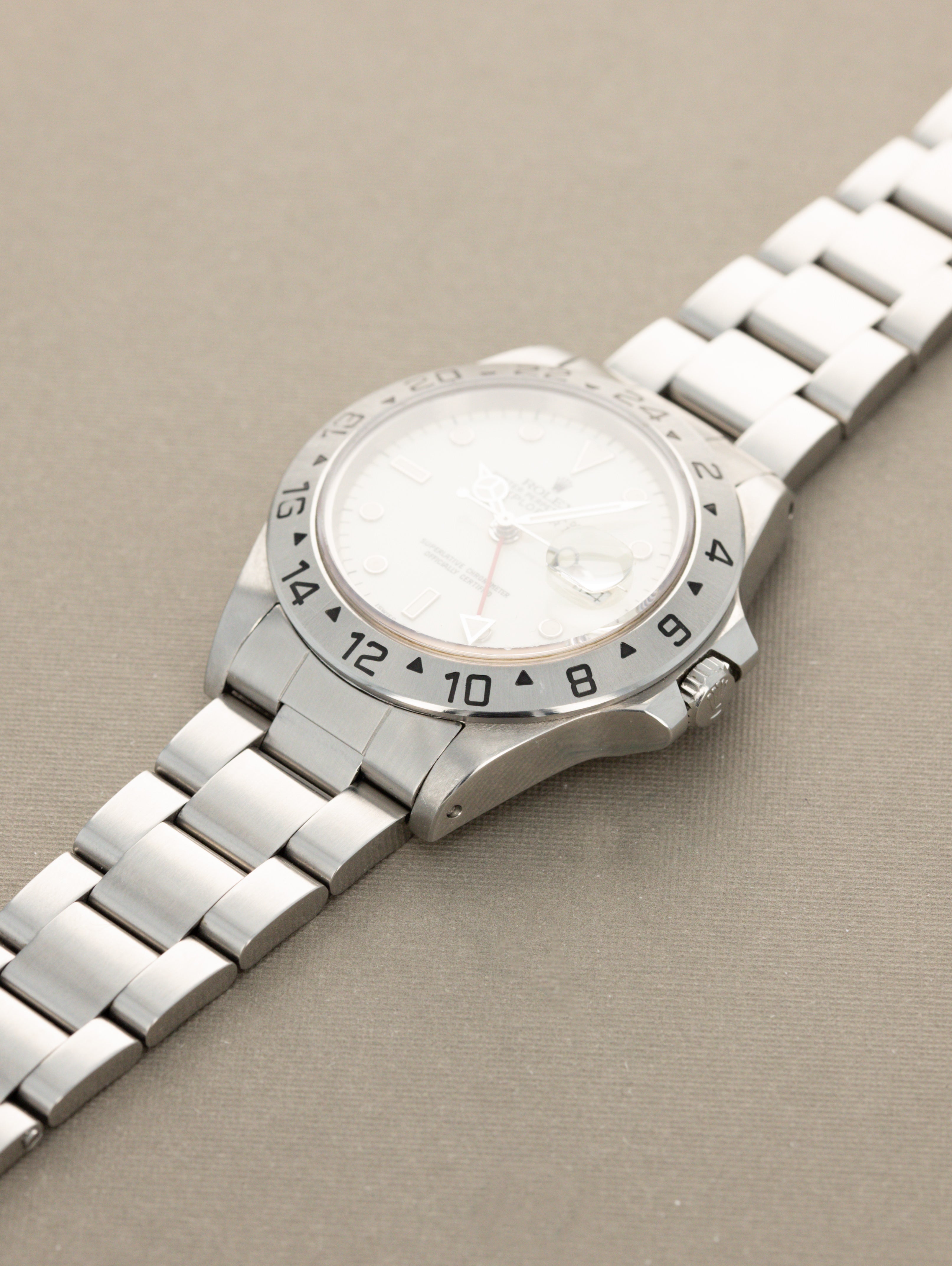 Rolex Explorer II Ref. 16550 - Cream 'Rail' Dial