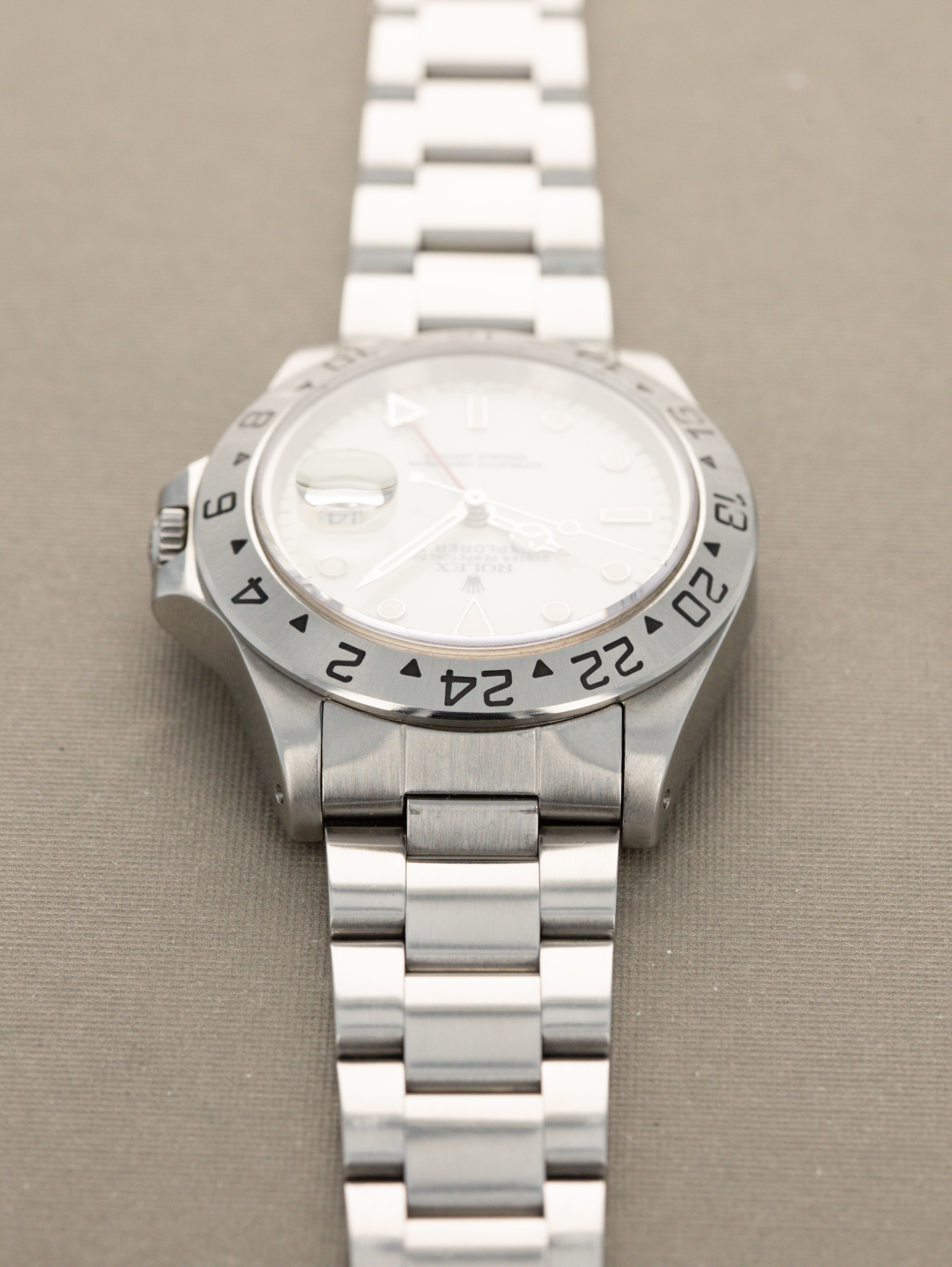 Rolex Explorer II Ref. 16550 - Cream 'Rail' Dial