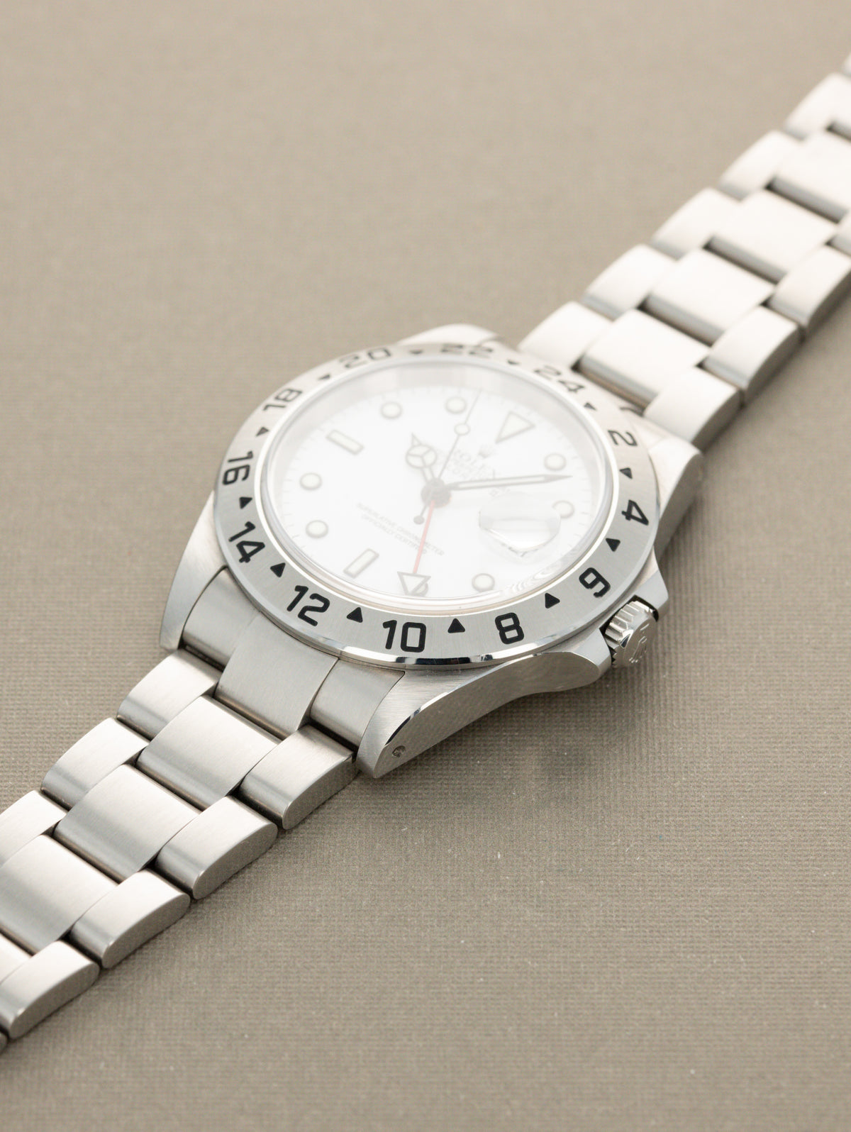 Rolex Explorer II Ref. 16570 - White 'Polar' Dial w/ Box & Papers