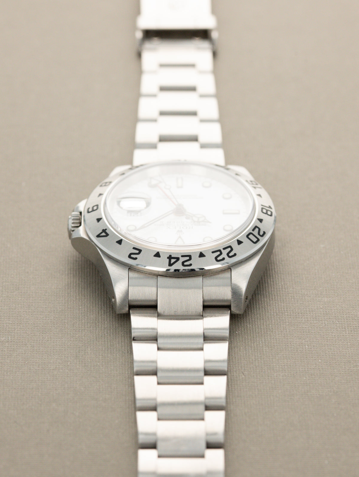 Rolex Explorer II Ref. 16570 - White 'Polar' Dial w/ Box & Papers