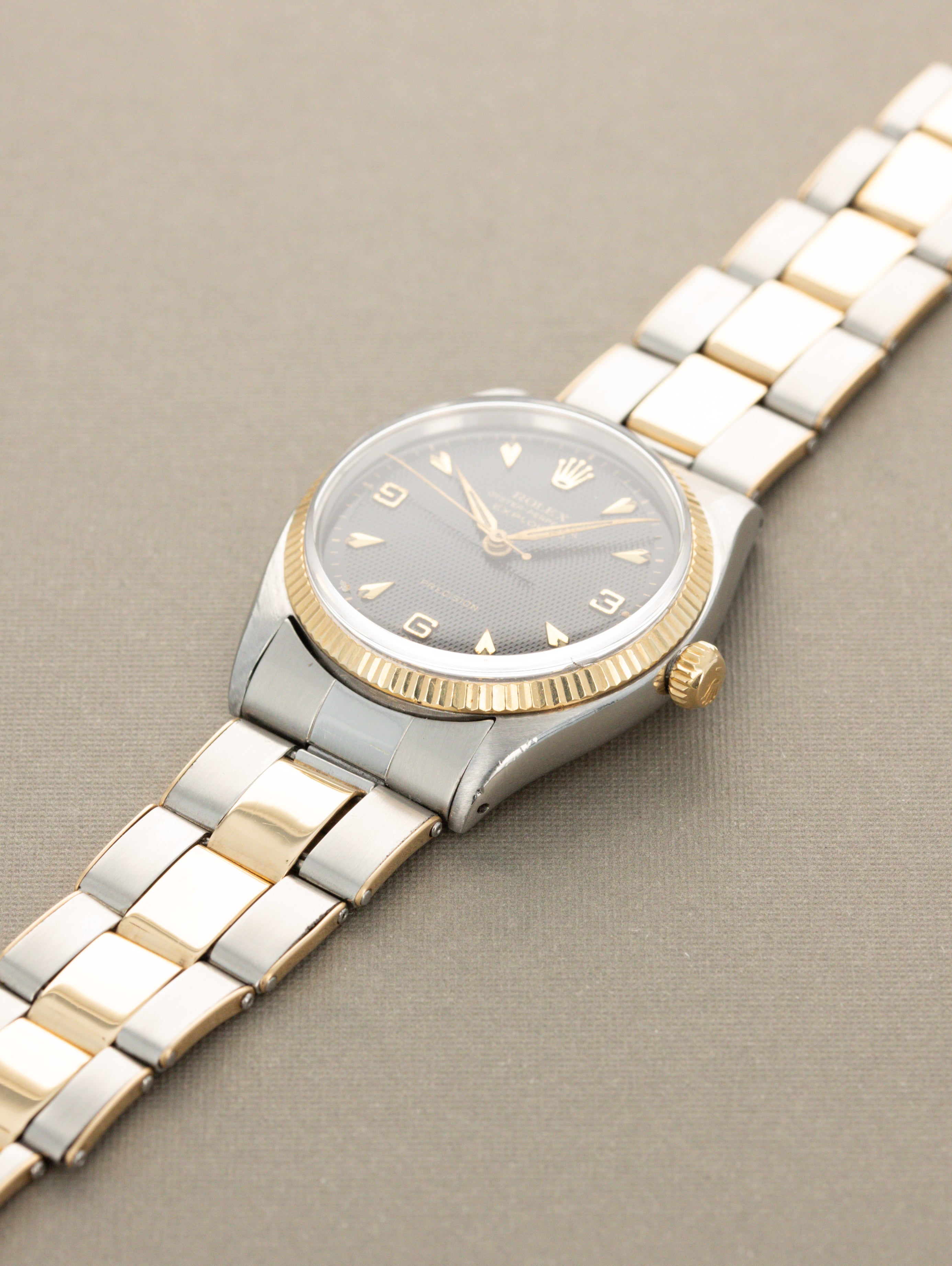 Rolex Oyster Perpetual Ref. 5501 'Canadian Explorer' - Tropical Black 'Honeycomb' Dial