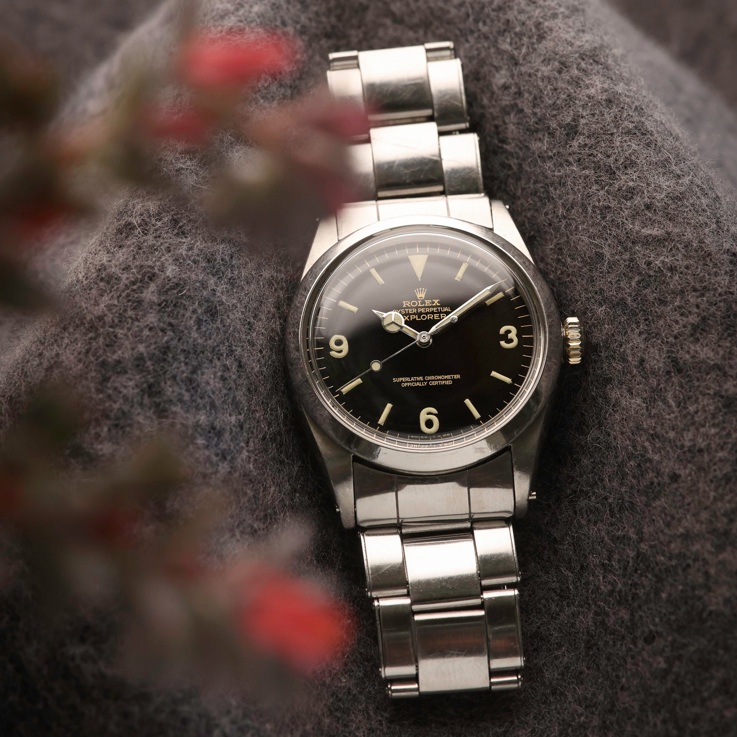 Rolex Explorer Ref. 1016 Gilt Tropical W/ Papers