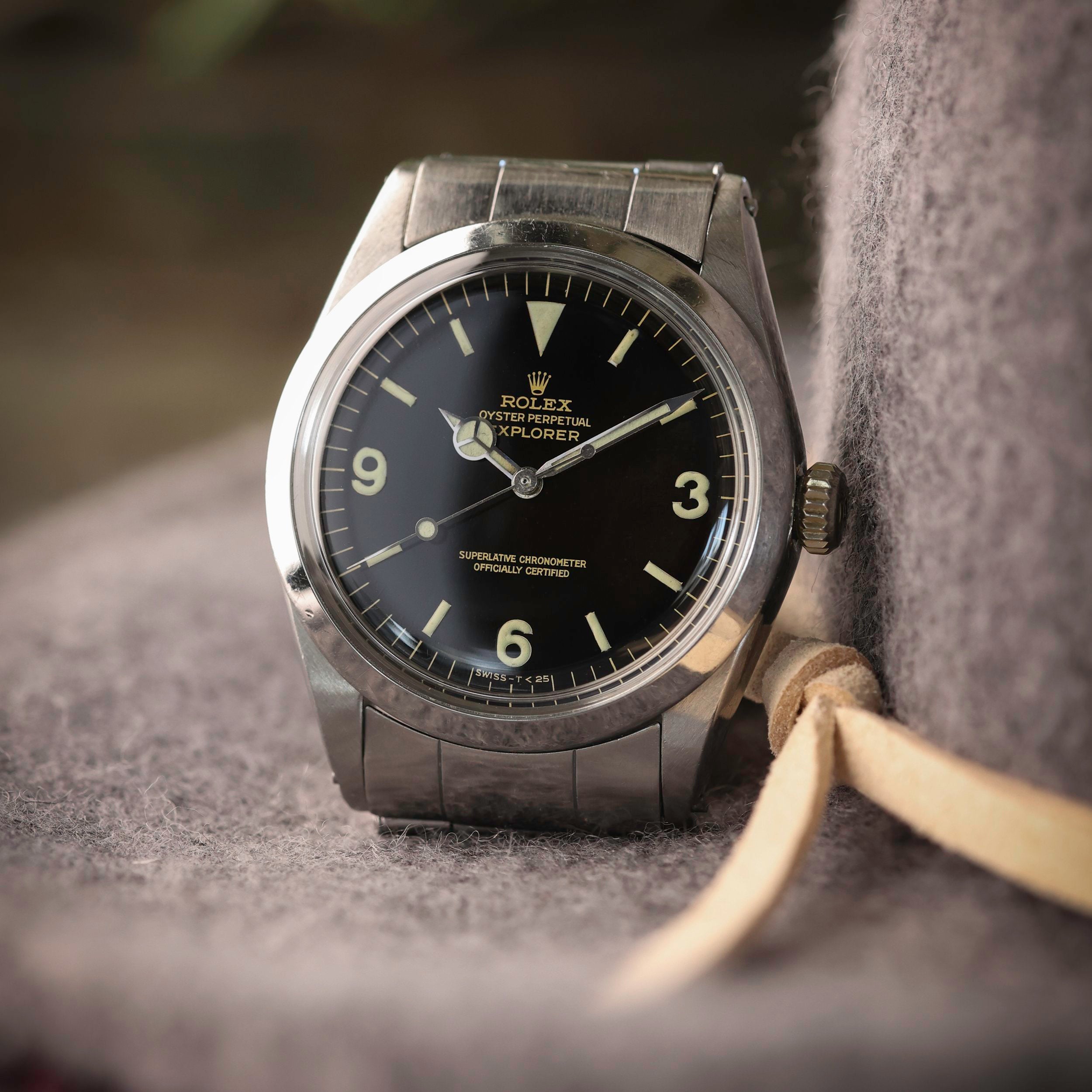 Rolex Explorer Ref. 1016 Gilt Tropical W/ Papers