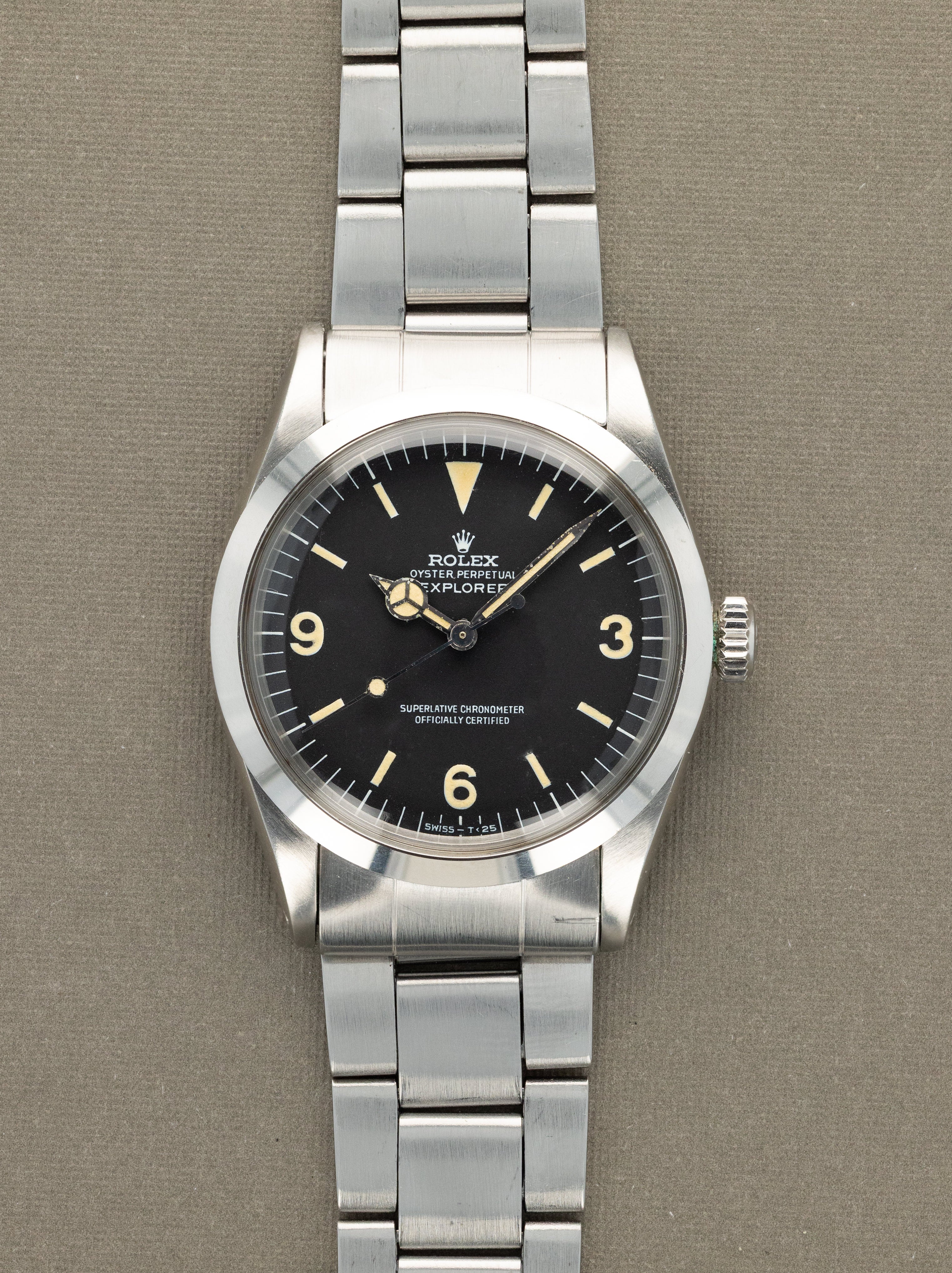 Rolex Explorer I Ref. 1016 - 'Frog Foot' Unpolished