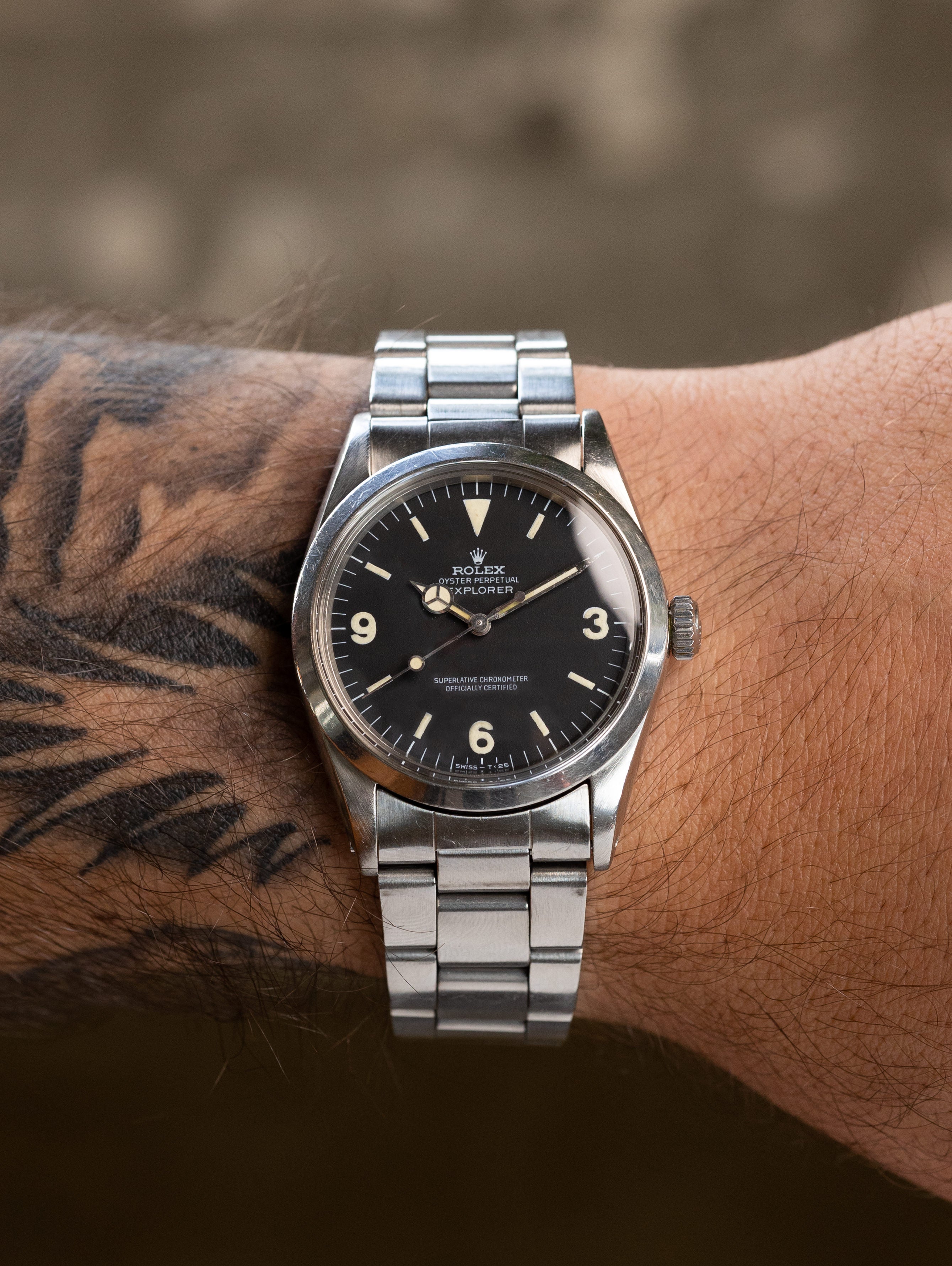 Rolex Explorer I Ref. 1016 - 'Frog Foot' W/ Box & Papers