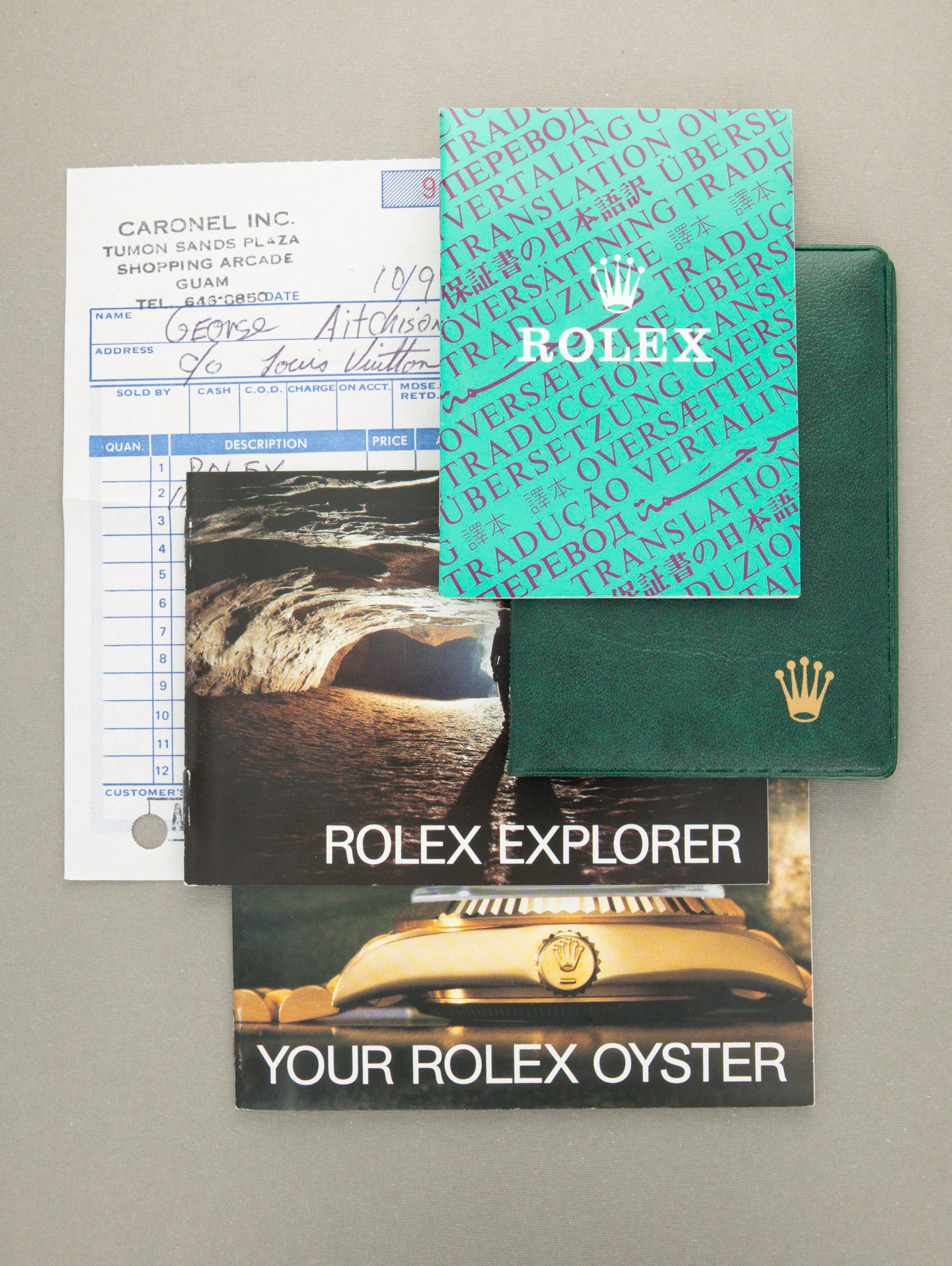Rolex Explorer II Ref. 16550 - 'Cream Dial' Full Set