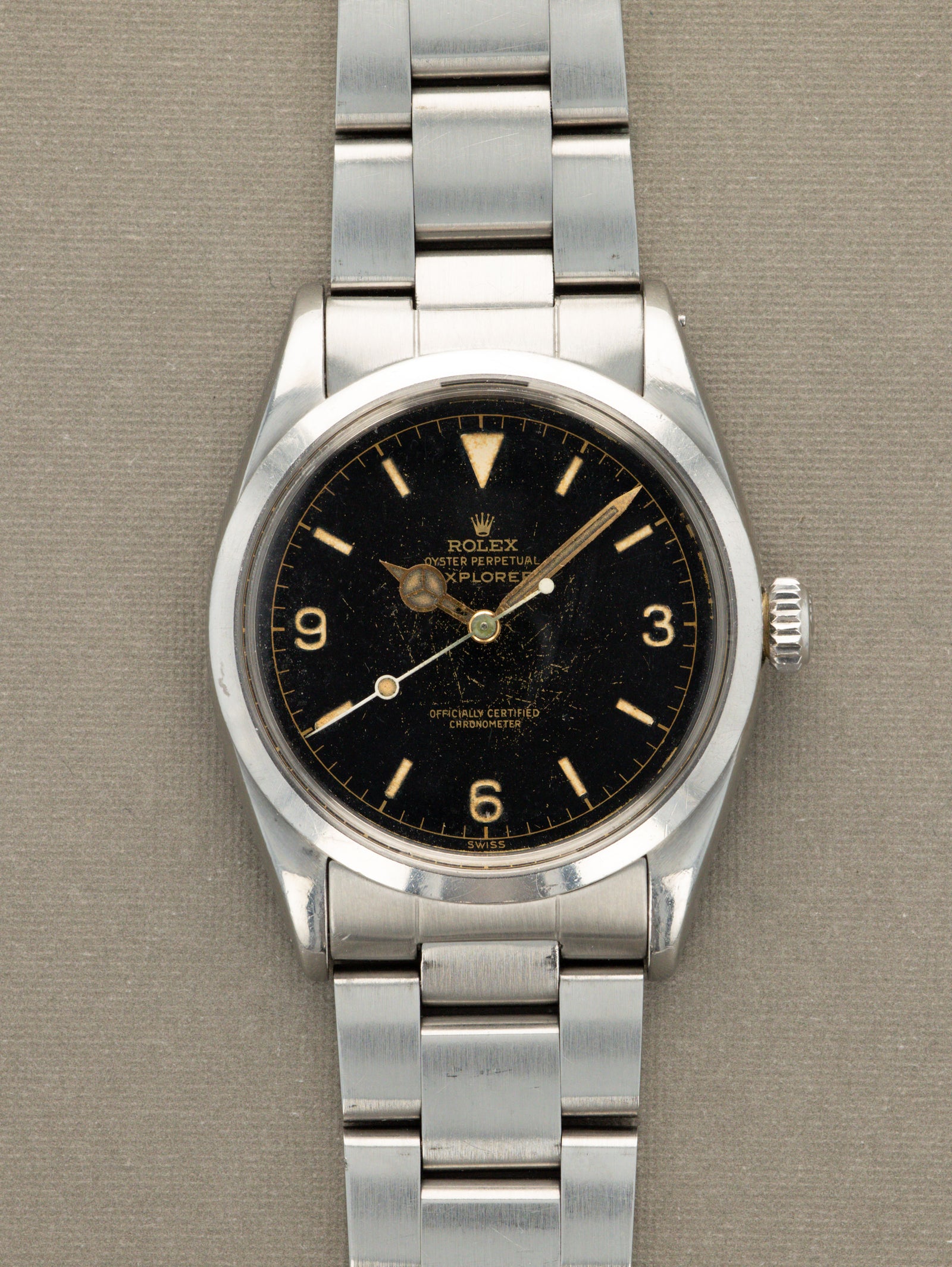 Rolex Explorer I Ref. 6610 - 'Antique' Tropical Dial