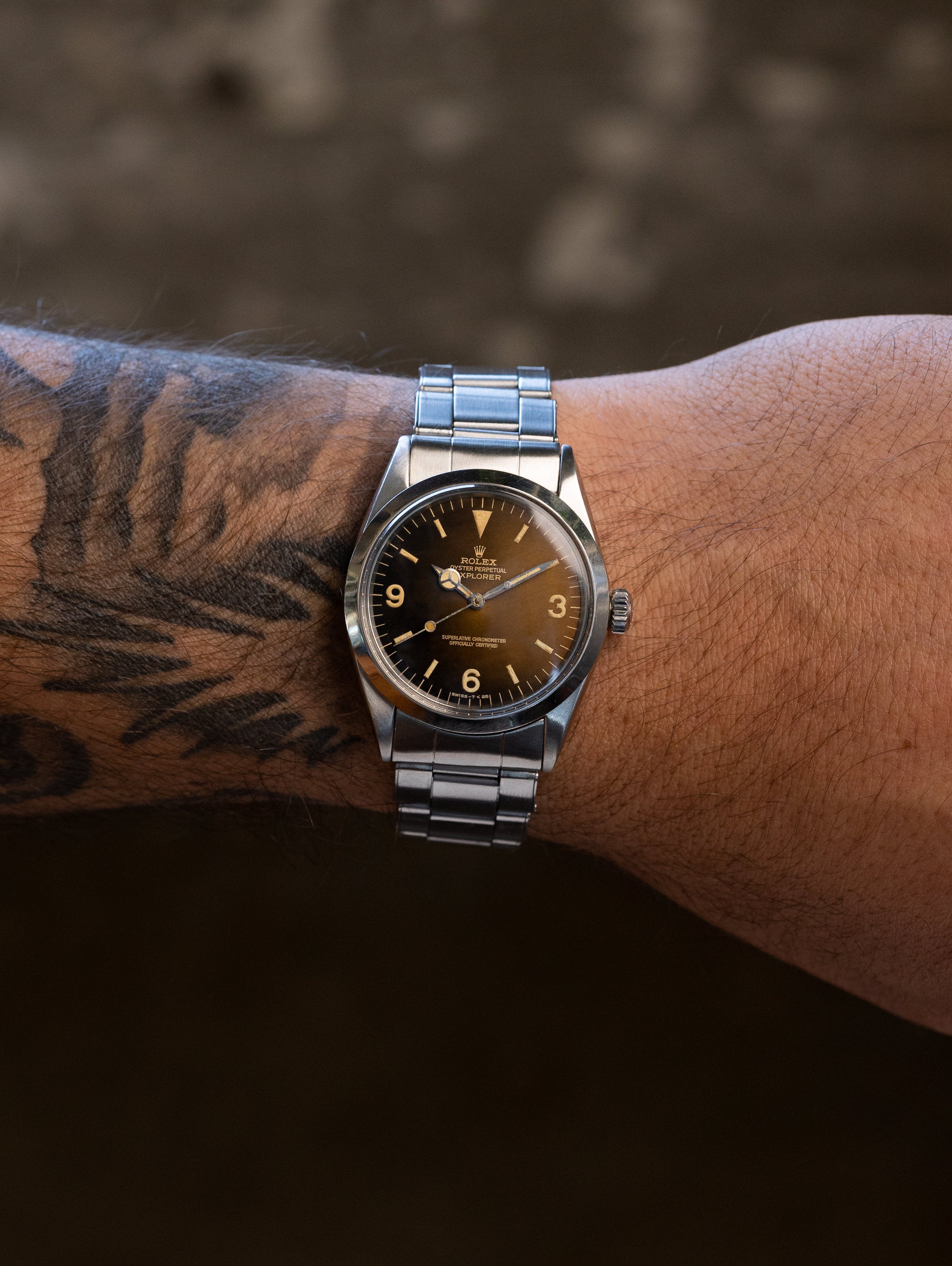 Rolex Explorer I Ref. 1016 - 'Tropical' Gilt Dial
