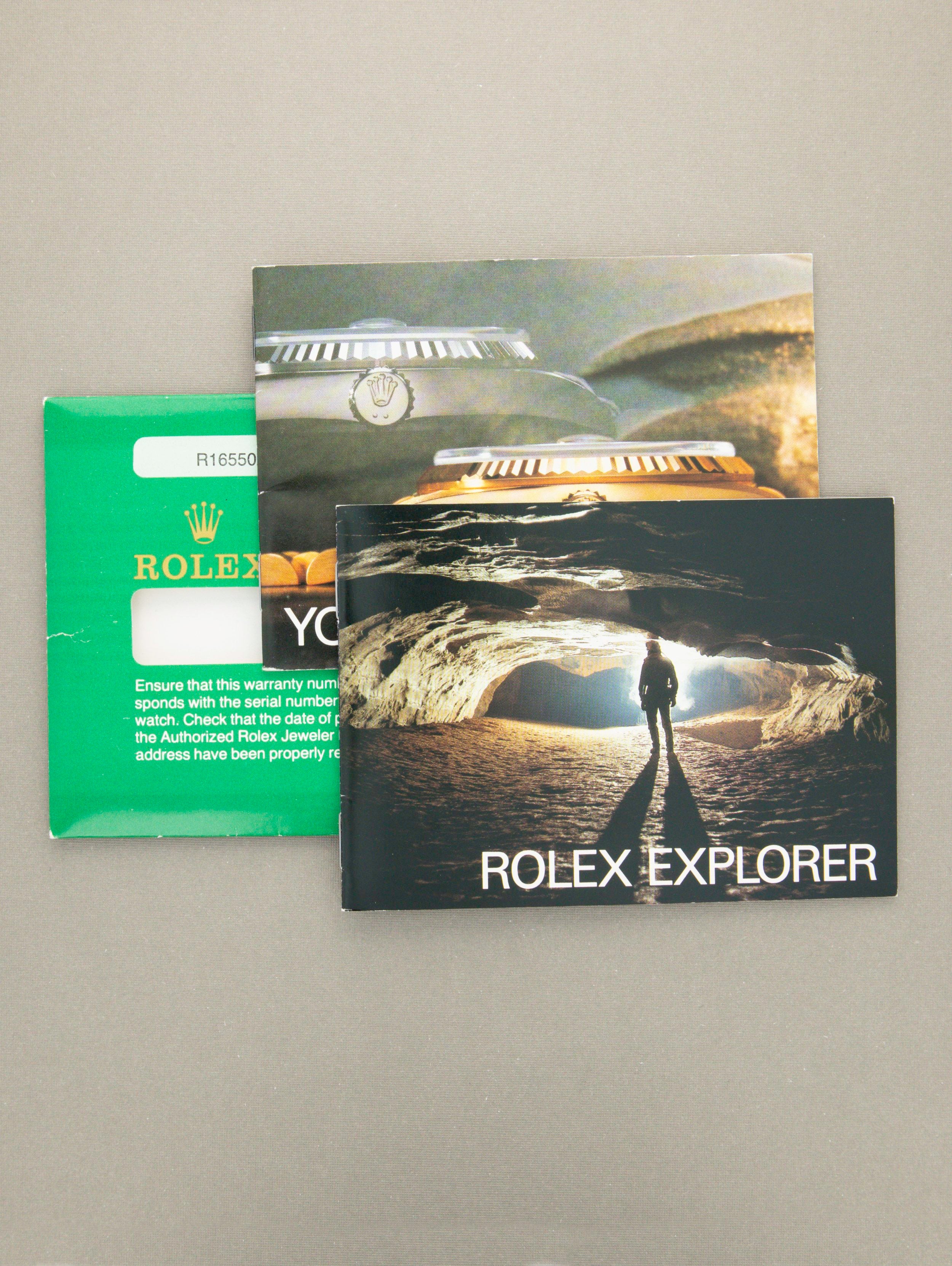 Rolex Explorer II Ref 16550 - Like New Cream Dial with Full Set