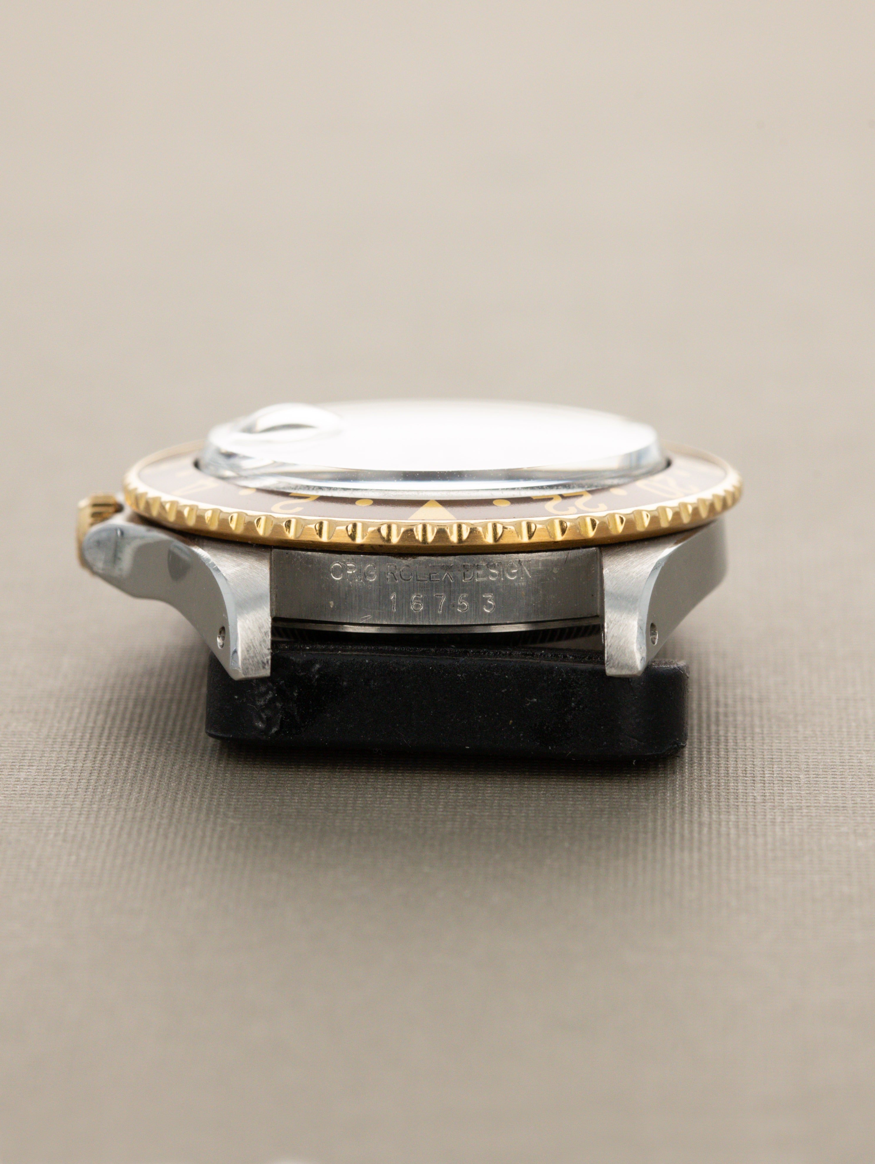 Rolex GMT-Master Ref. 16753 'Root Beer' - Sunburst Brown 'Nipple' Dial Unpolished
