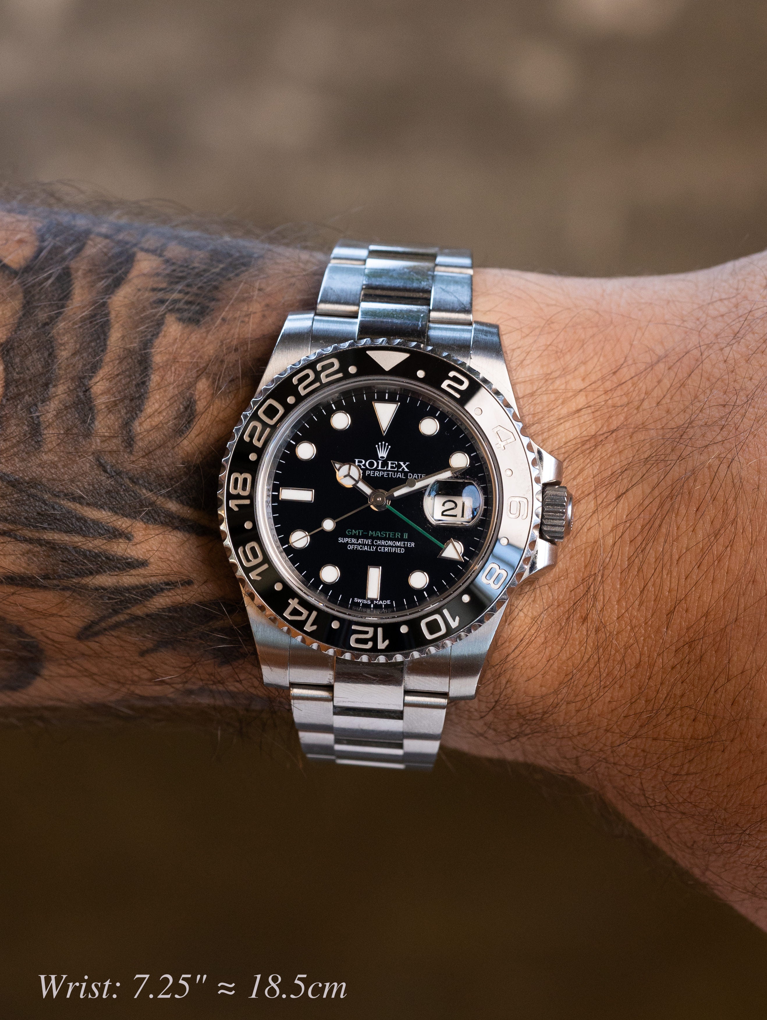 Rolex GMT-Master II Ref. 116710LN - 'Ceramic' w/ Box & Card