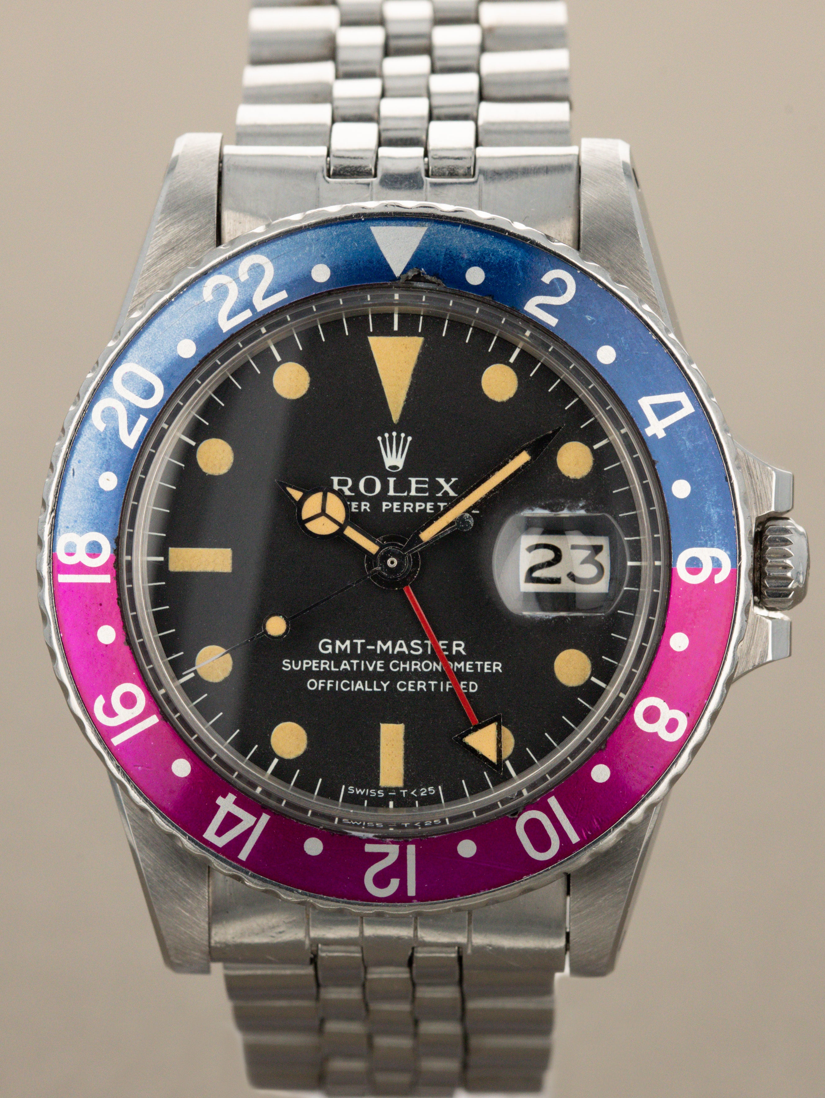 Rolex GMT-Master Ref. 1675 'Fuchsia' - 'Long-E' Dial
