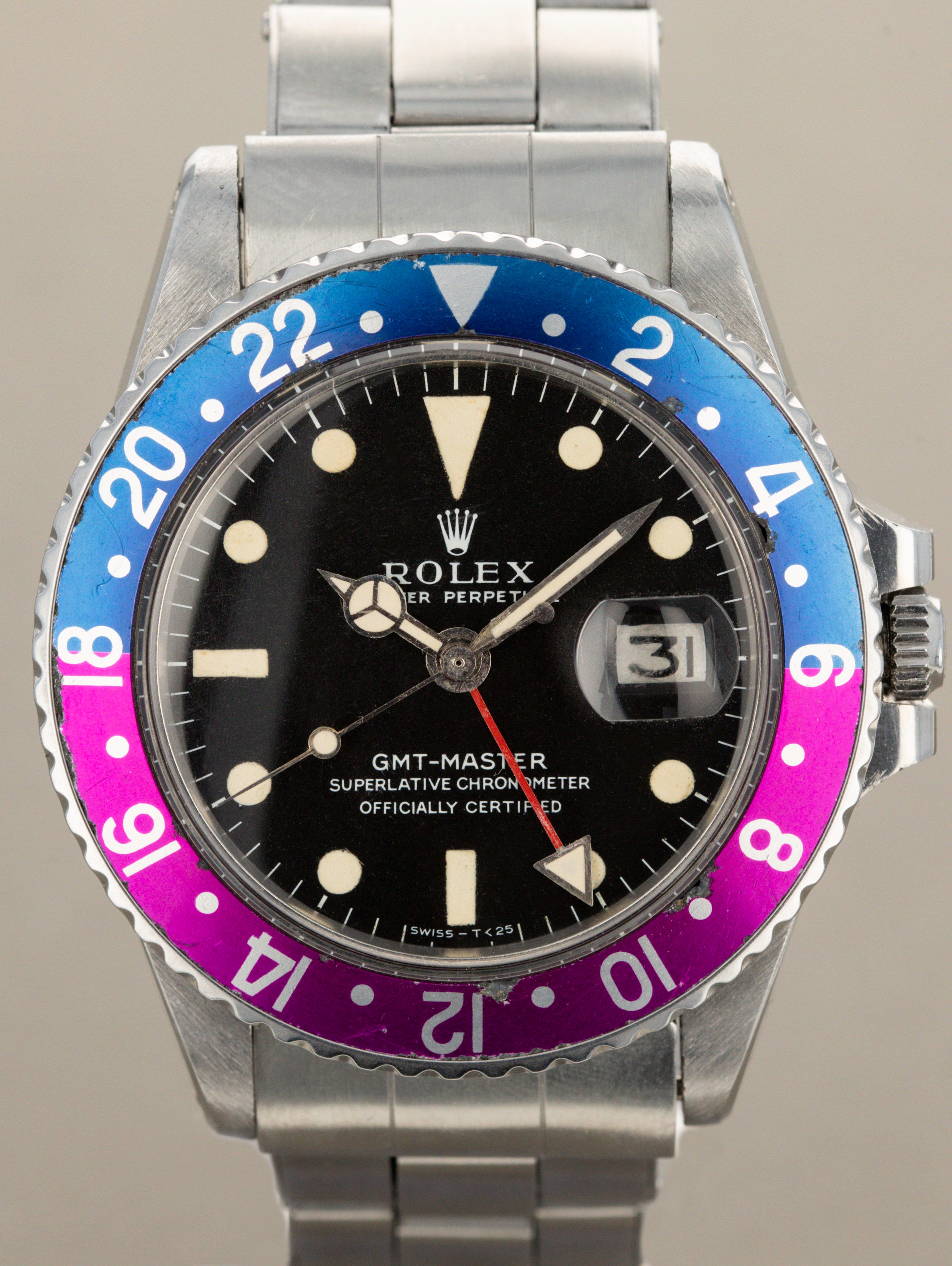 Rolex GMT-Master Ref. 1675 - 'Fuchsia' MK1