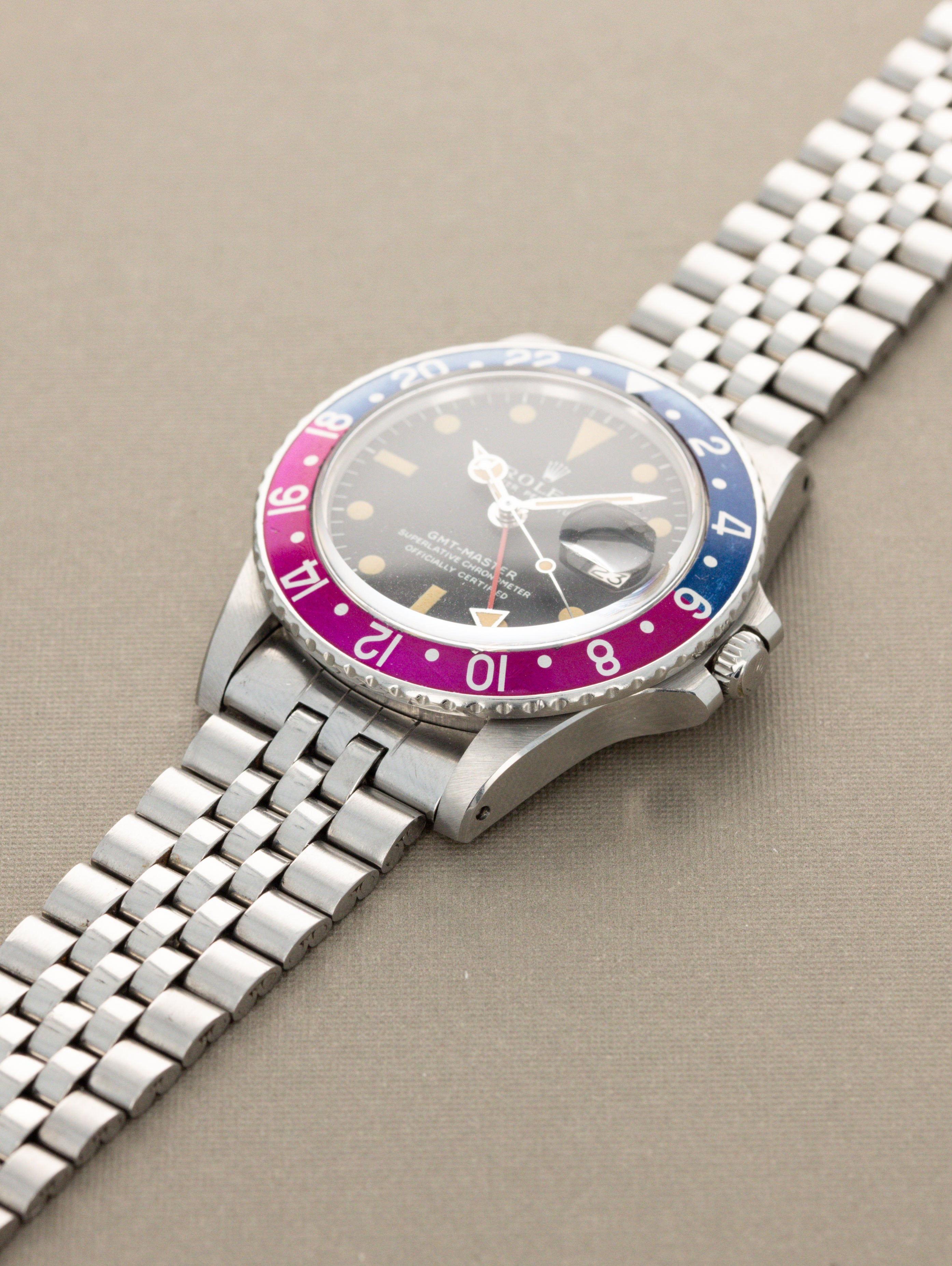 Rolex GMT-Master Ref. 1675 'Fuchsia' - 'Long-E' Dial