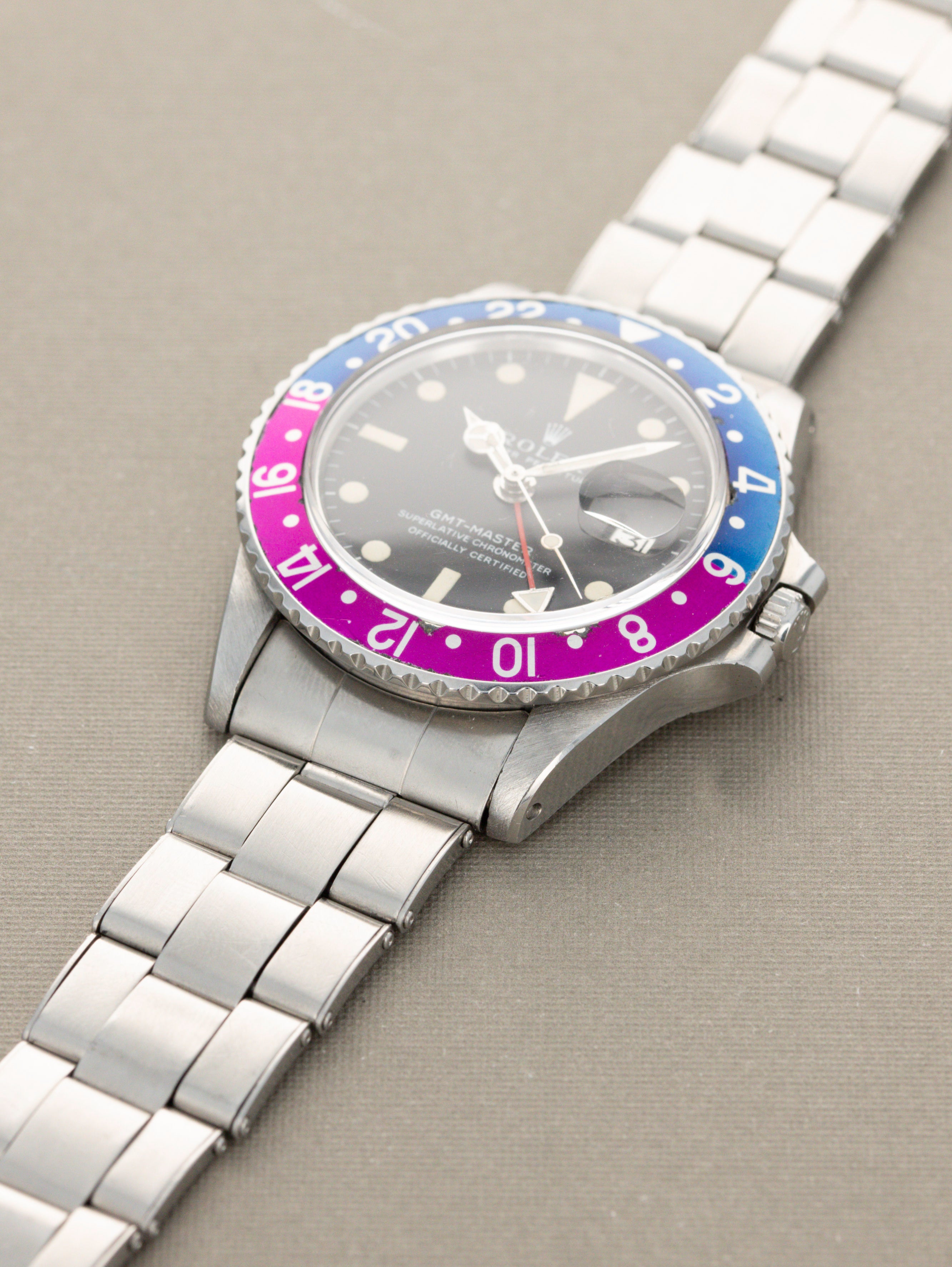 Rolex GMT-Master Ref. 1675 - 'Fuchsia' MK1