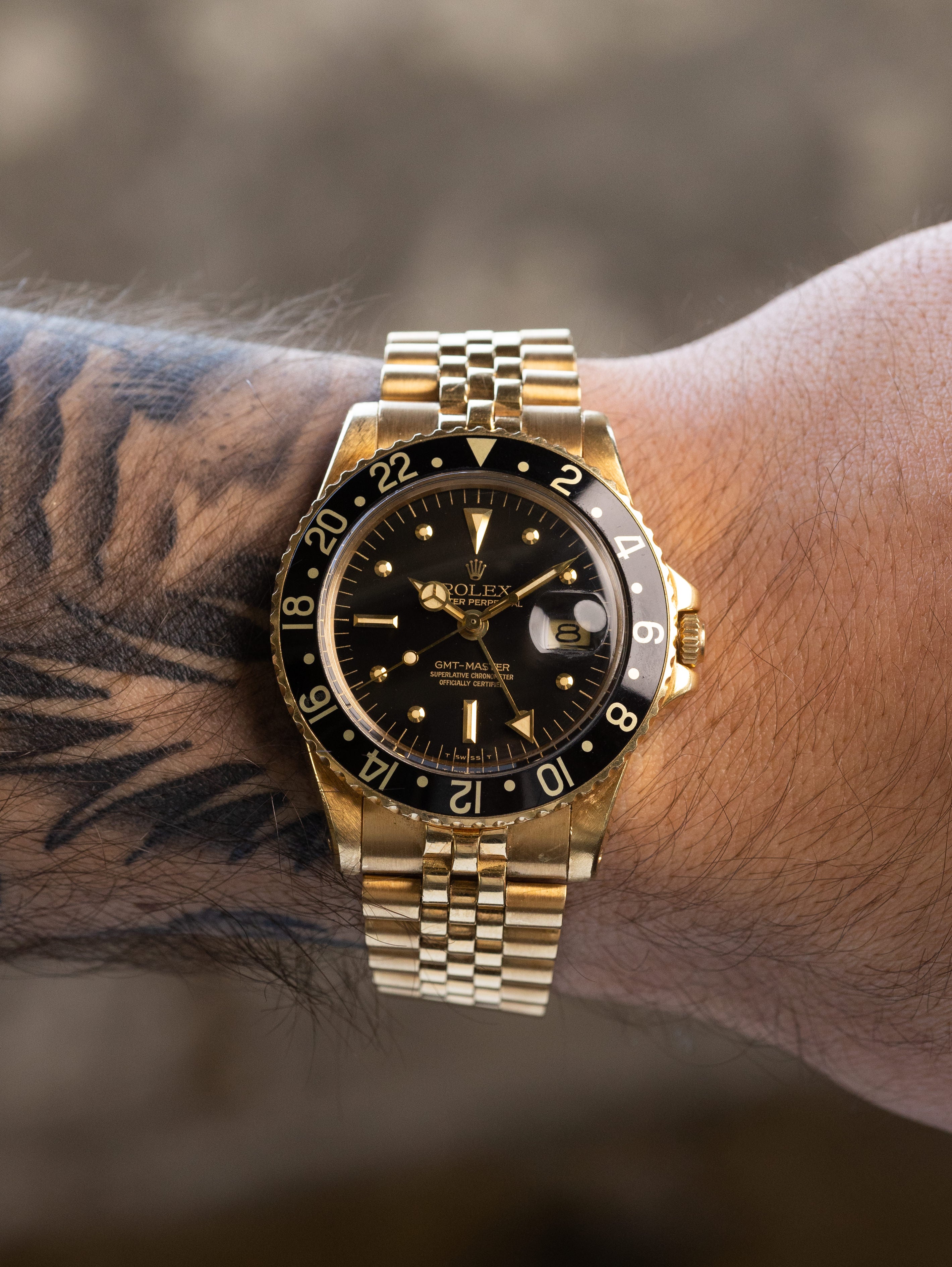 Rolex GMT-Master Ref. 1675/8 - Black 'Nipple' Dial Unpolished