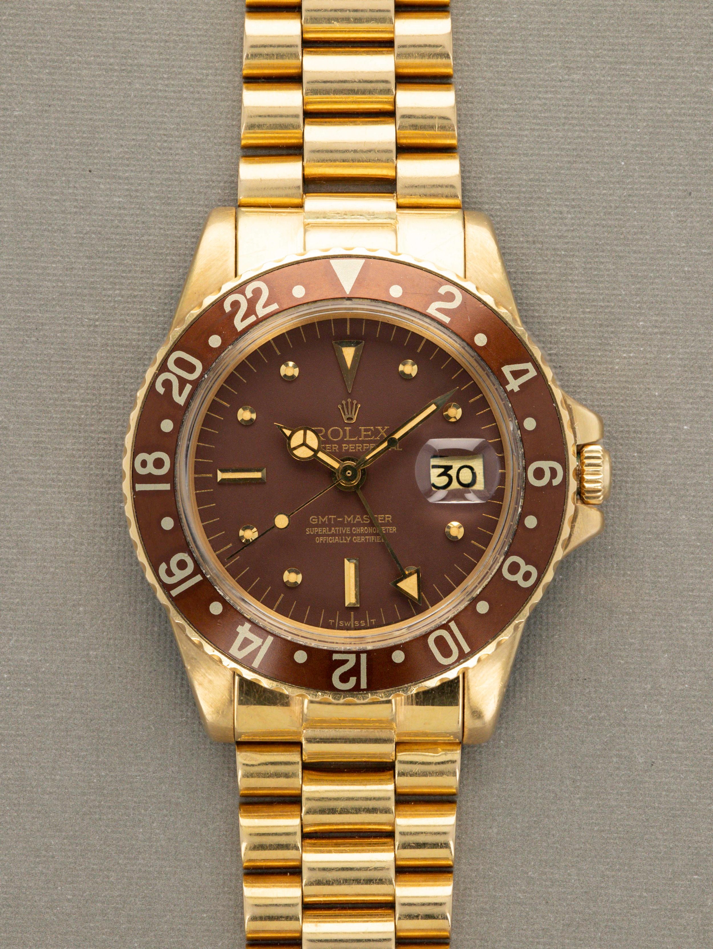 Rolex GMT-Master Ref. 1675/8 - Nipple Dial Root-Beer