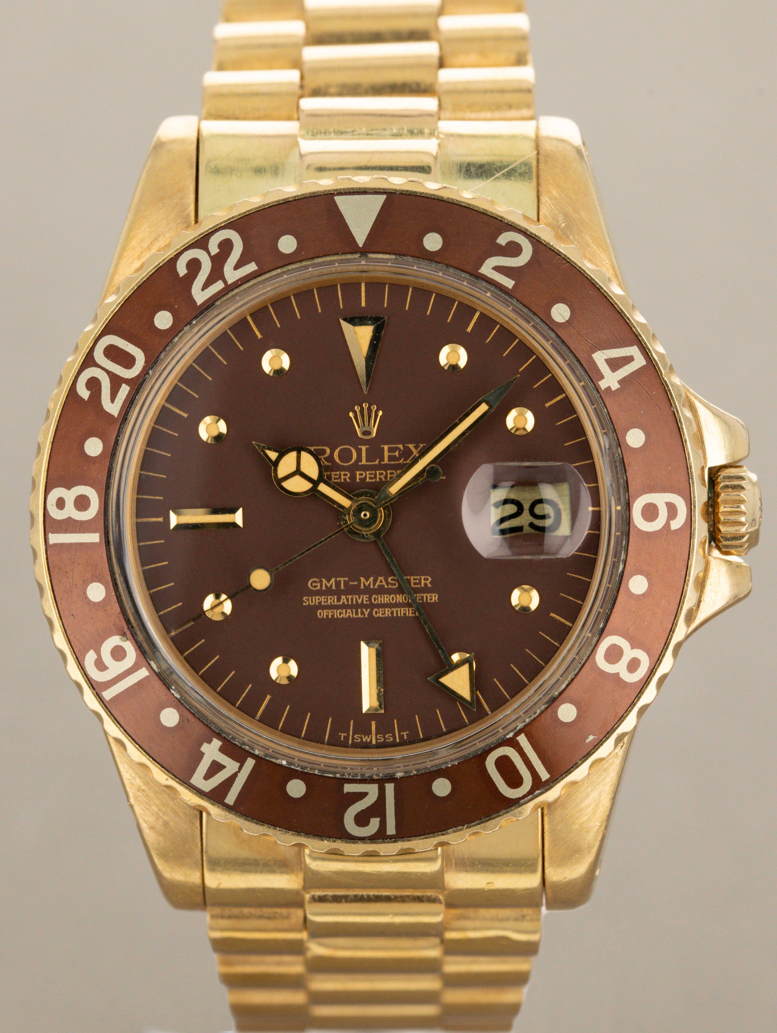 Rolex GMT-Master Ref. 1675/8 - Nipple Dial Root-Beer
