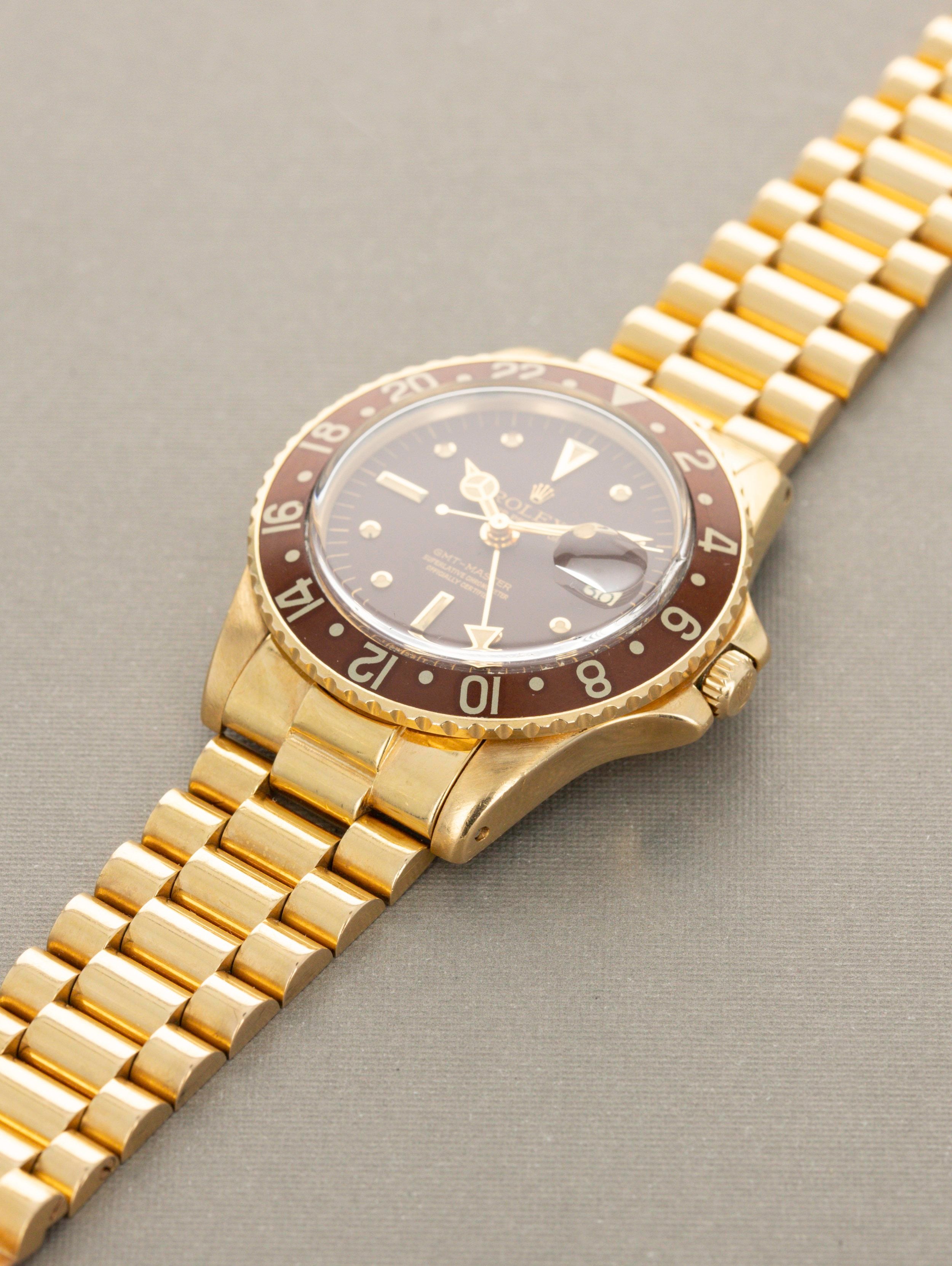 Rolex GMT-Master Ref. 1675/8 - Nipple Dial Root-Beer