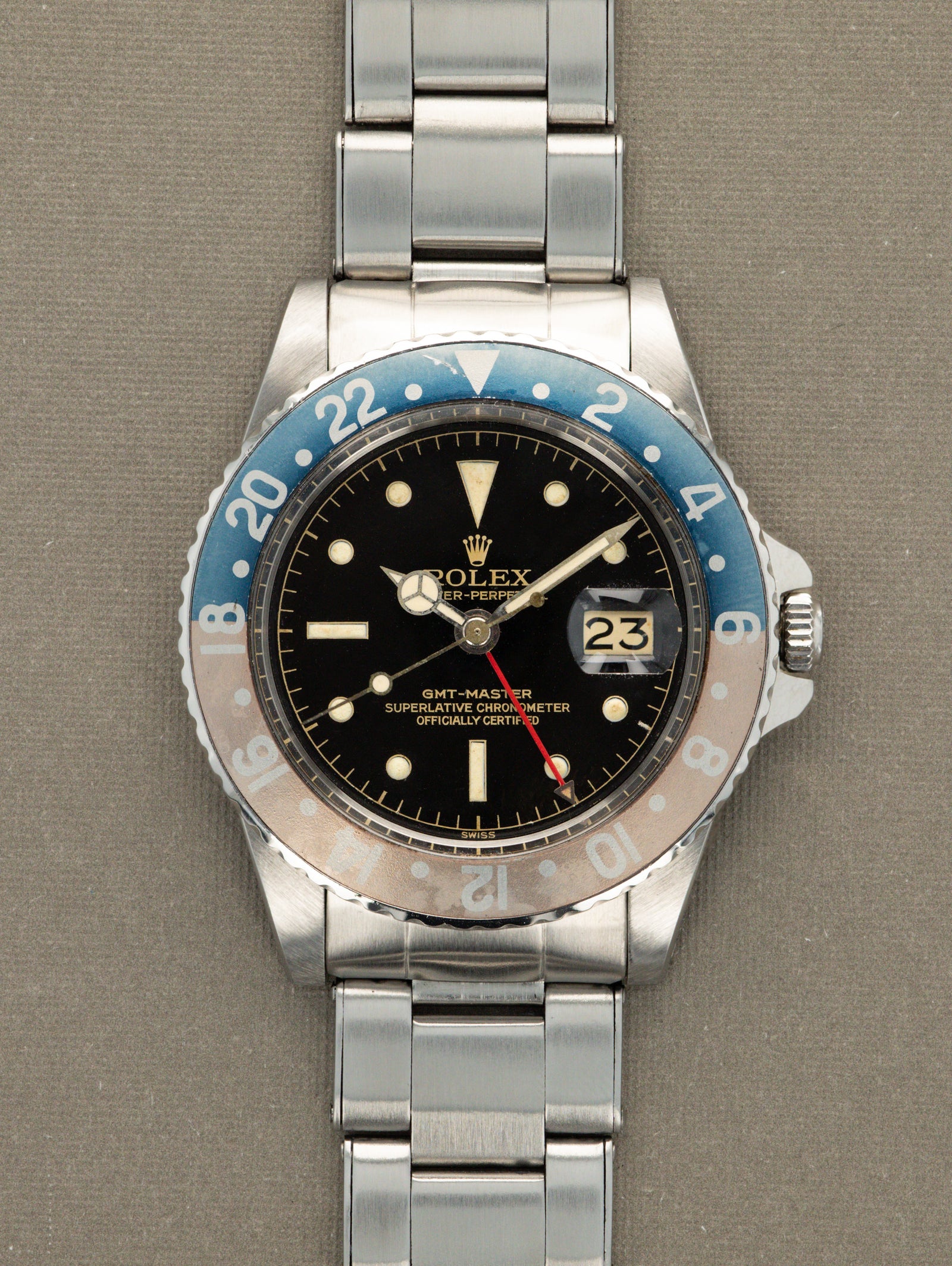 Rolex GMT-Master Ref. 1675 'PCG' - Gilt 'Chapter Ring' Dial W/ Box & Papers