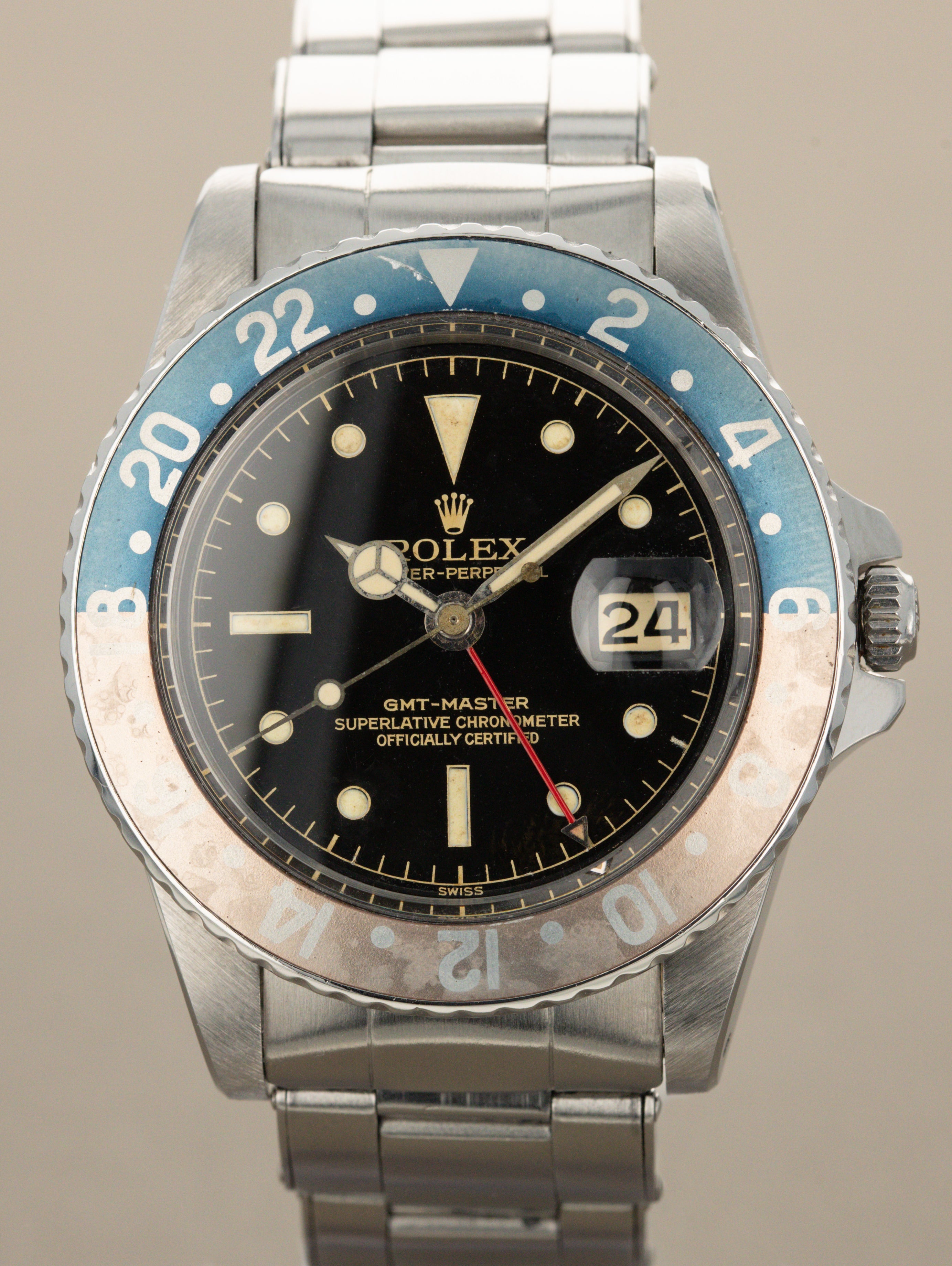 Rolex GMT-Master Ref. 1675 'PCG' - Gilt 'Chapter Ring' Dial W/ Box & Papers