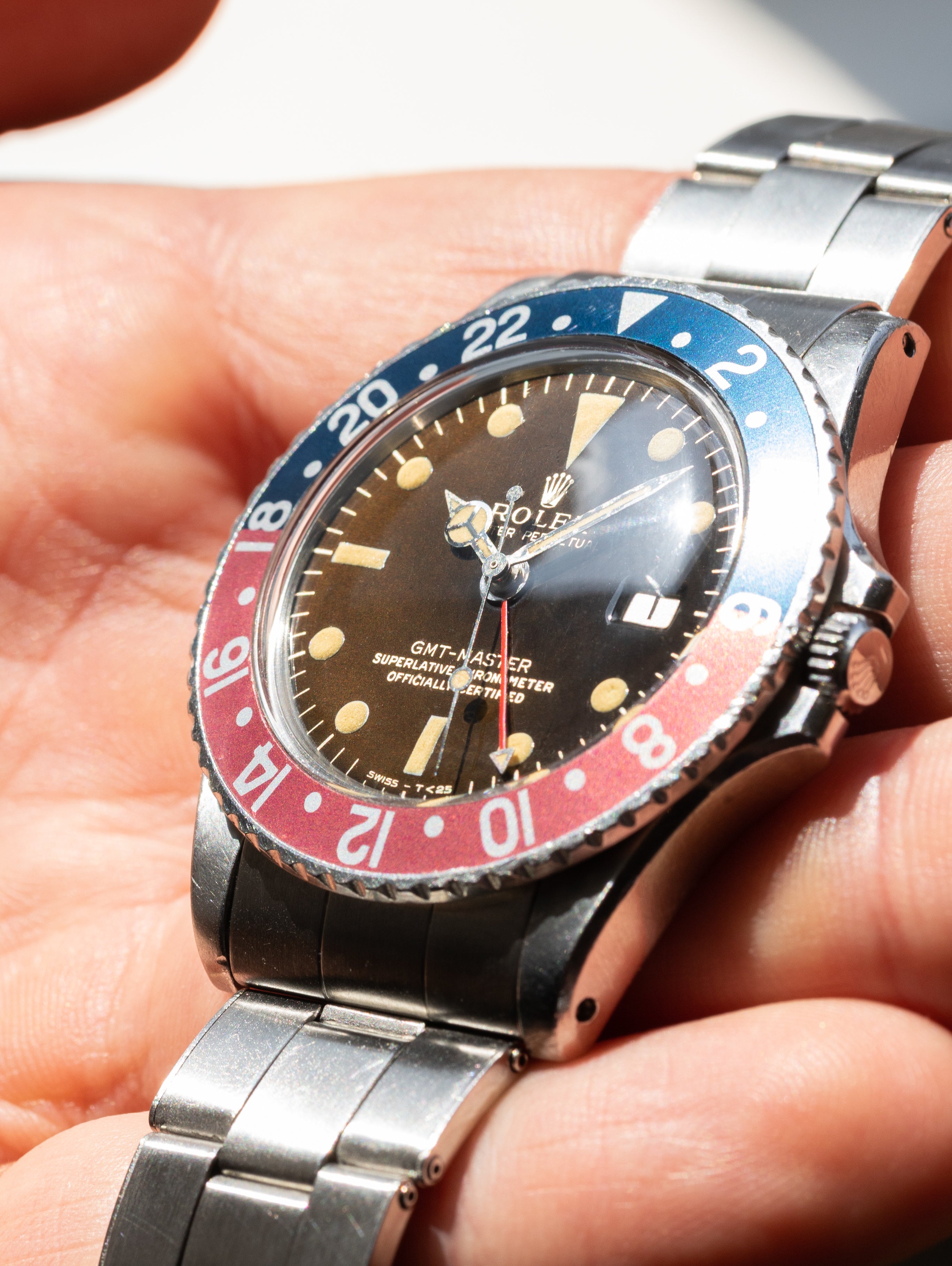 Rolex GMT-Master Ref. 1675 - Tropical 'Gilt' Dial Unpolished